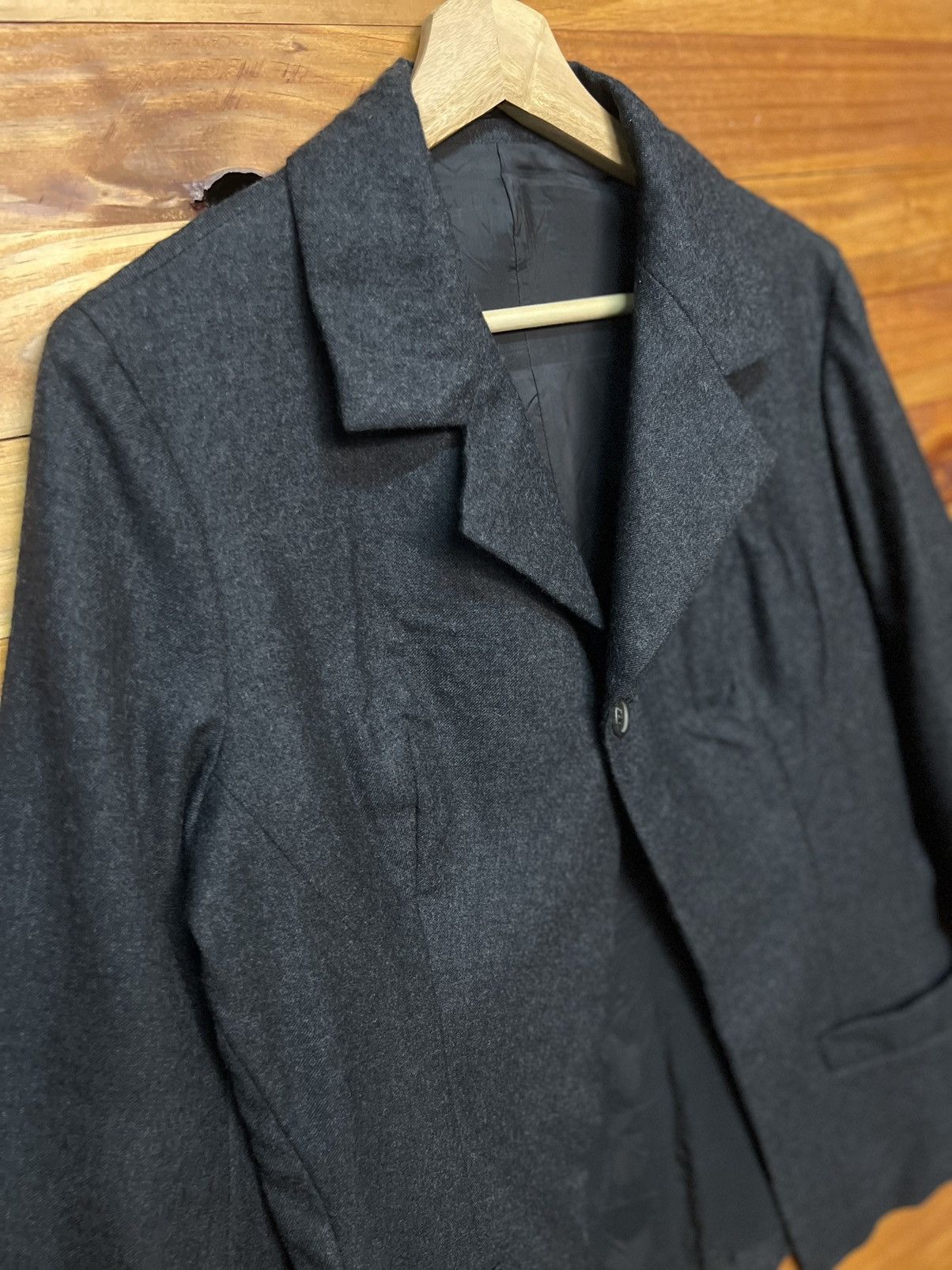 Yohji Yamamoto ARCHIVE🔥YOHJI YAMAMOTO LAINE WOOL COATS Size M / US 6-8 / IT 42-44 - 6 Thumbnail