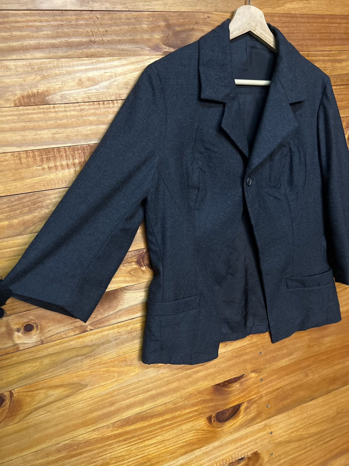 Yohji Yamamoto ARCHIVE🔥YOHJI YAMAMOTO LAINE WOOL COATS Size M / US 6-8 / IT 42-44 - 8 Thumbnail