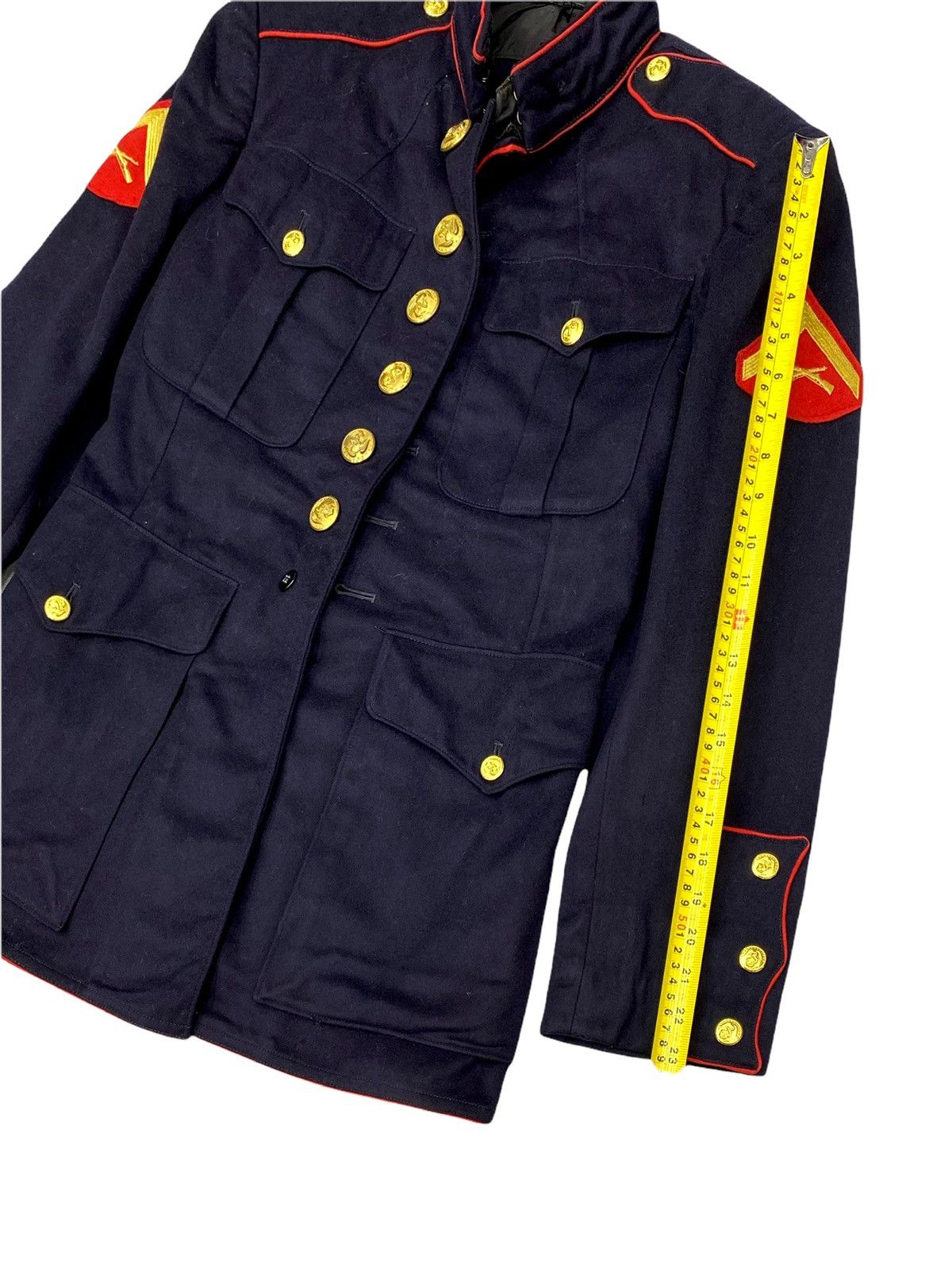 uniform experiment USMC DRESS BLUES UNIFORM COAT JACKET MARINE CORPS MARINE Size US S / EU 44-46 / 1 - 17 Thumbnail