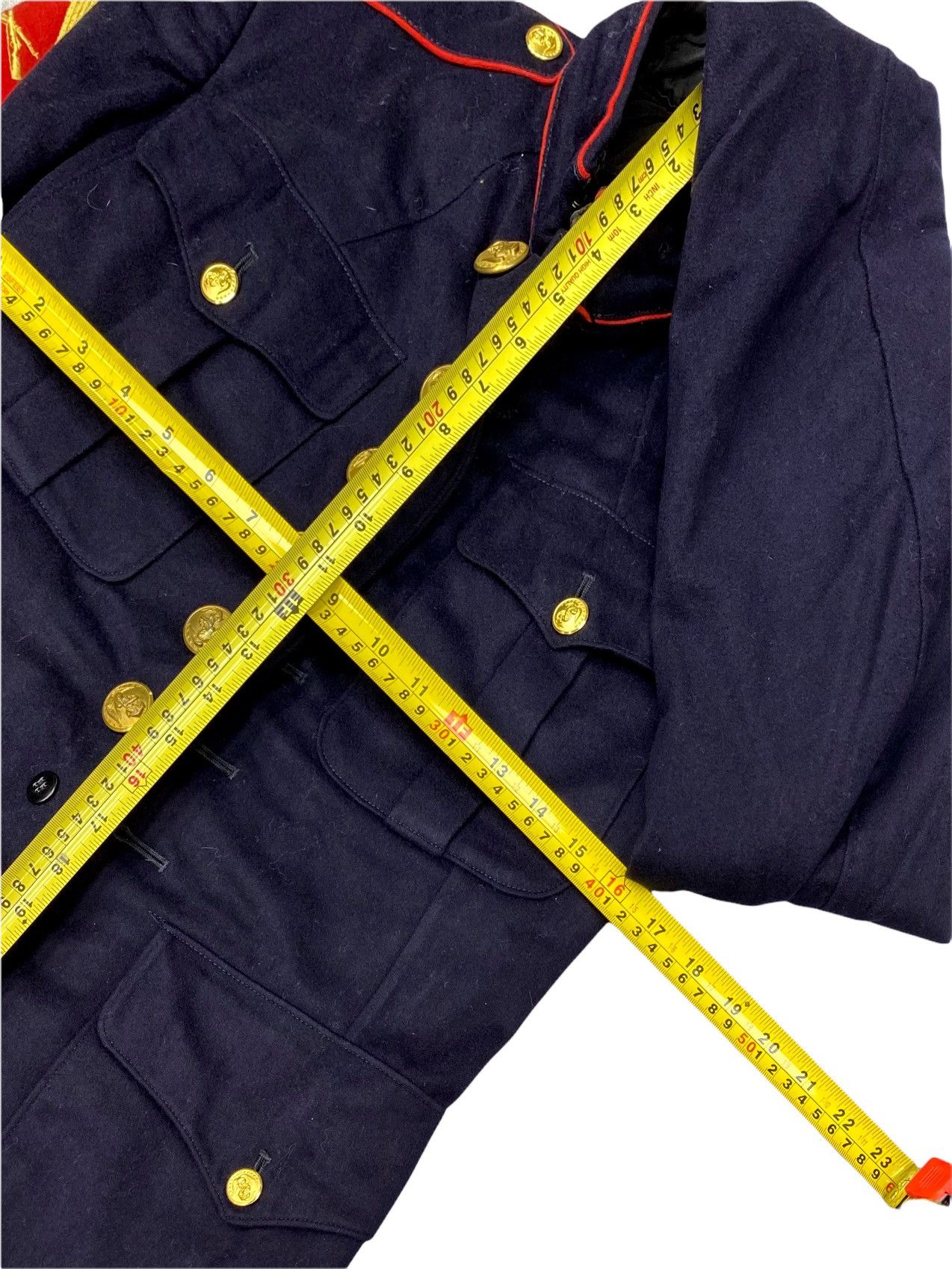 uniform experiment USMC DRESS BLUES UNIFORM COAT JACKET MARINE CORPS MARINE Size US S / EU 44-46 / 1 - 18 Thumbnail