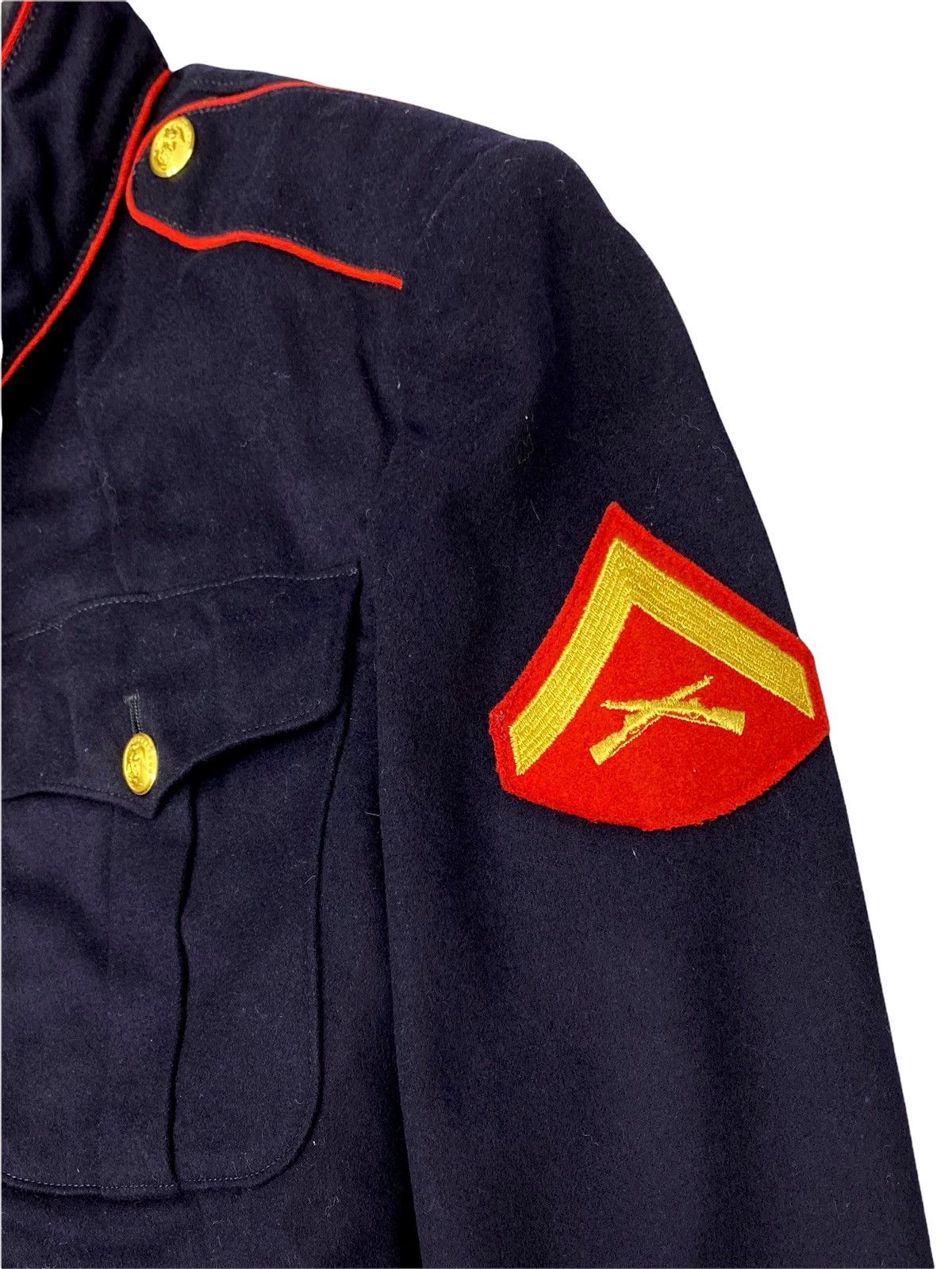 uniform experiment USMC DRESS BLUES UNIFORM COAT JACKET MARINE CORPS MARINE Size US S / EU 44-46 / 1 - 14 Thumbnail