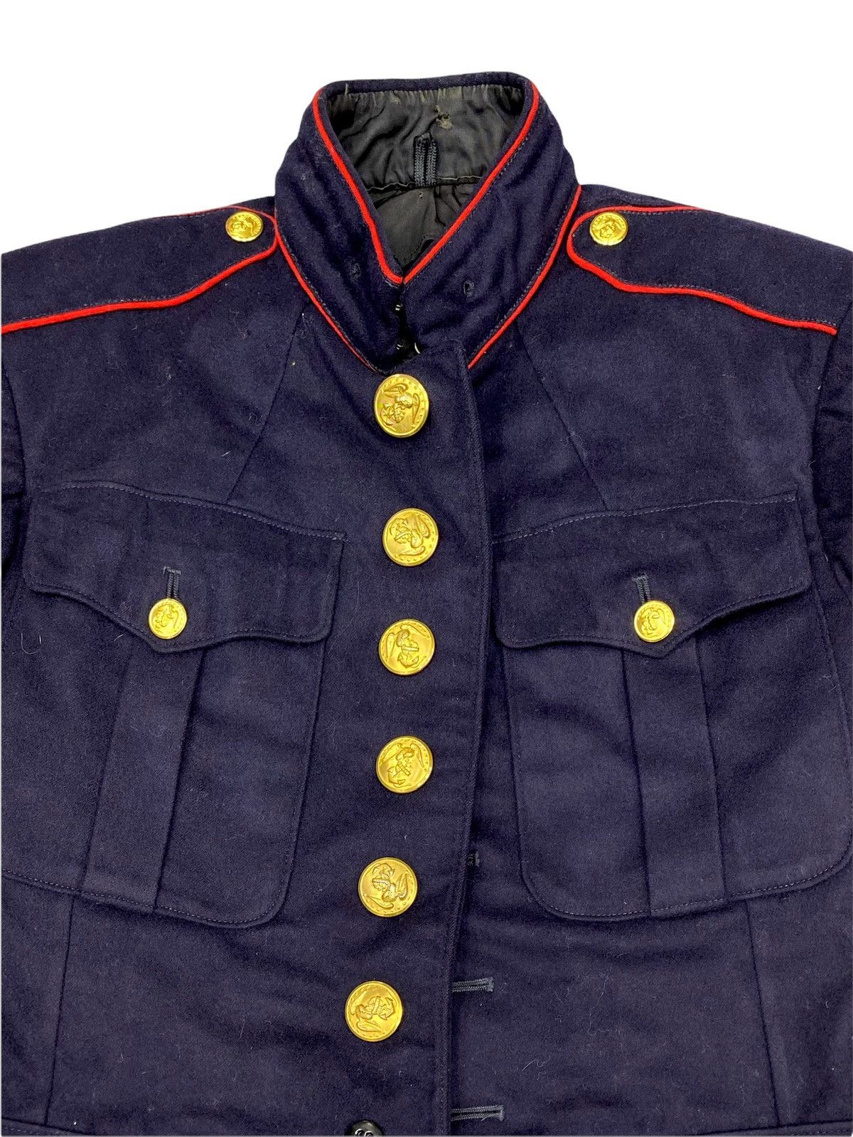 uniform experiment USMC DRESS BLUES UNIFORM COAT JACKET MARINE CORPS MARINE Size US S / EU 44-46 / 1 - 4 Thumbnail