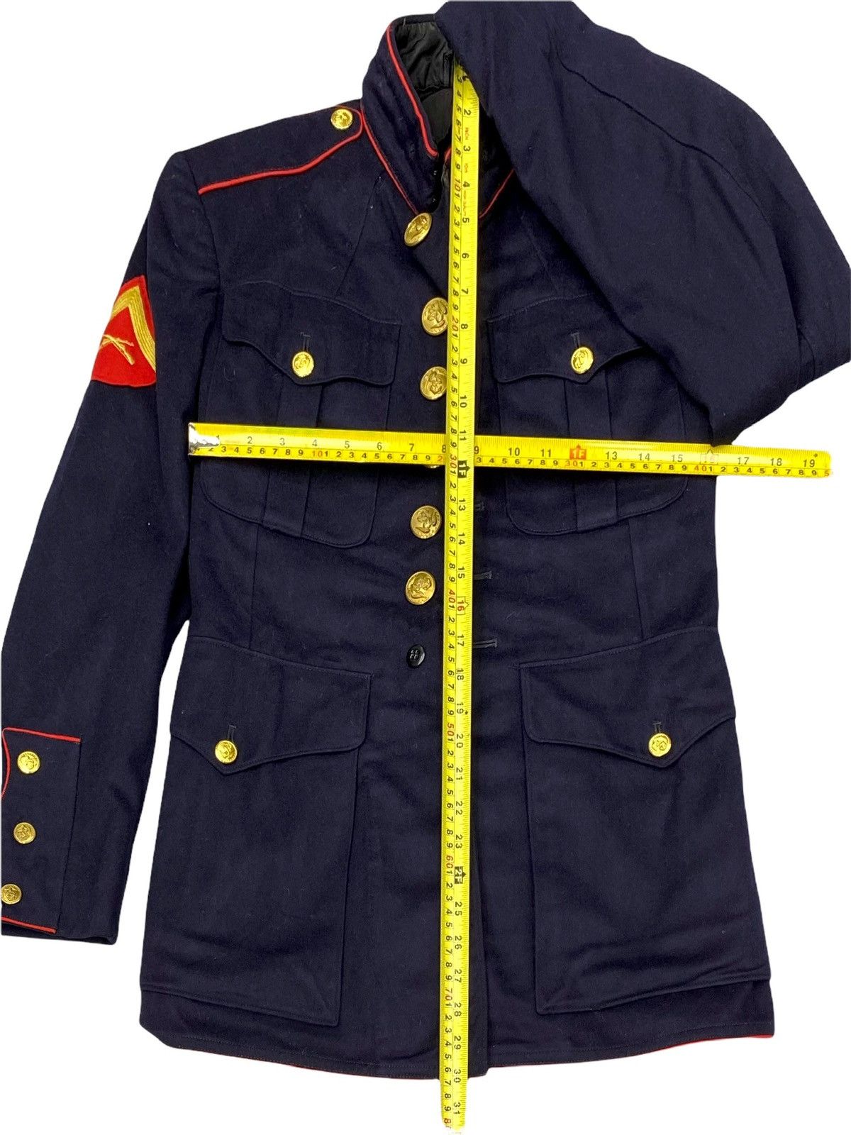 uniform experiment USMC DRESS BLUES UNIFORM COAT JACKET MARINE CORPS MARINE Size US S / EU 44-46 / 1 - 16 Thumbnail