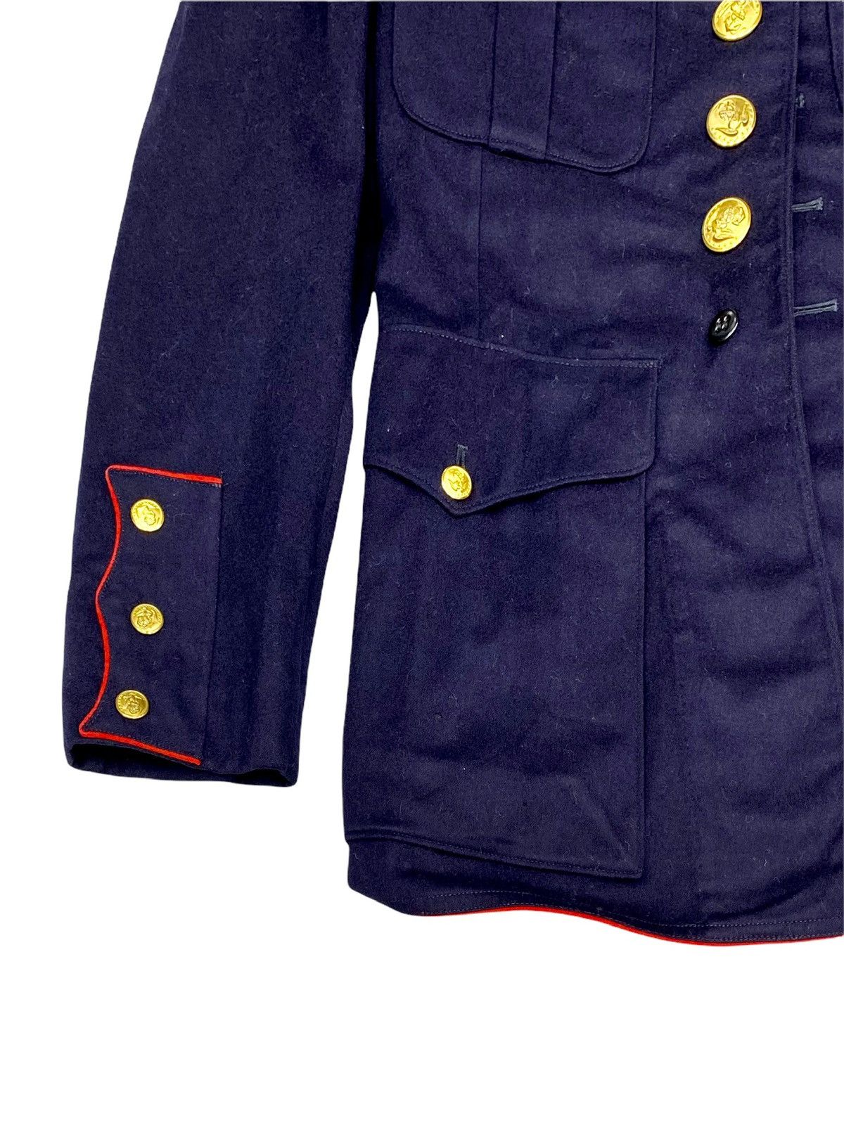 uniform experiment USMC DRESS BLUES UNIFORM COAT JACKET MARINE CORPS MARINE Size US S / EU 44-46 / 1 - 10 Thumbnail
