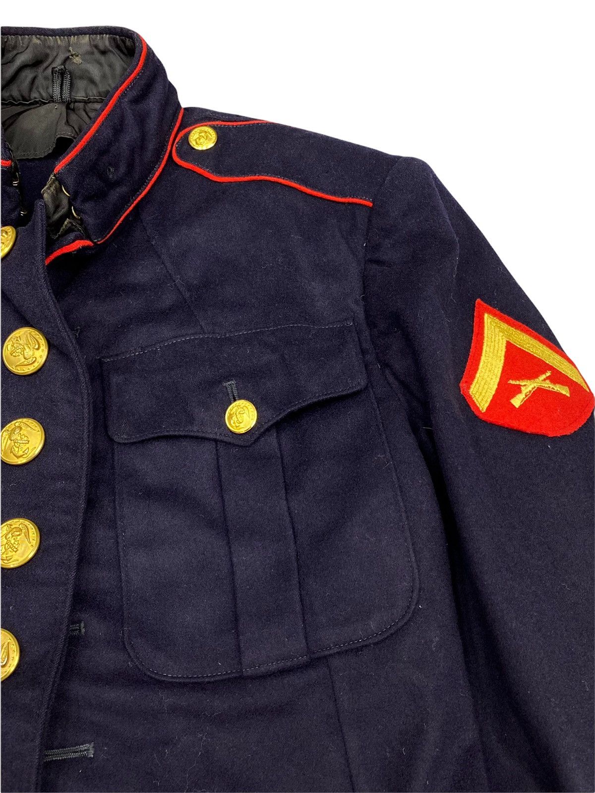 uniform experiment USMC DRESS BLUES UNIFORM COAT JACKET MARINE CORPS MARINE Size US S / EU 44-46 / 1 - 5 Thumbnail