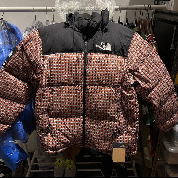 Supreme x The North Face Studded Nuptse Jacket Red Size Small