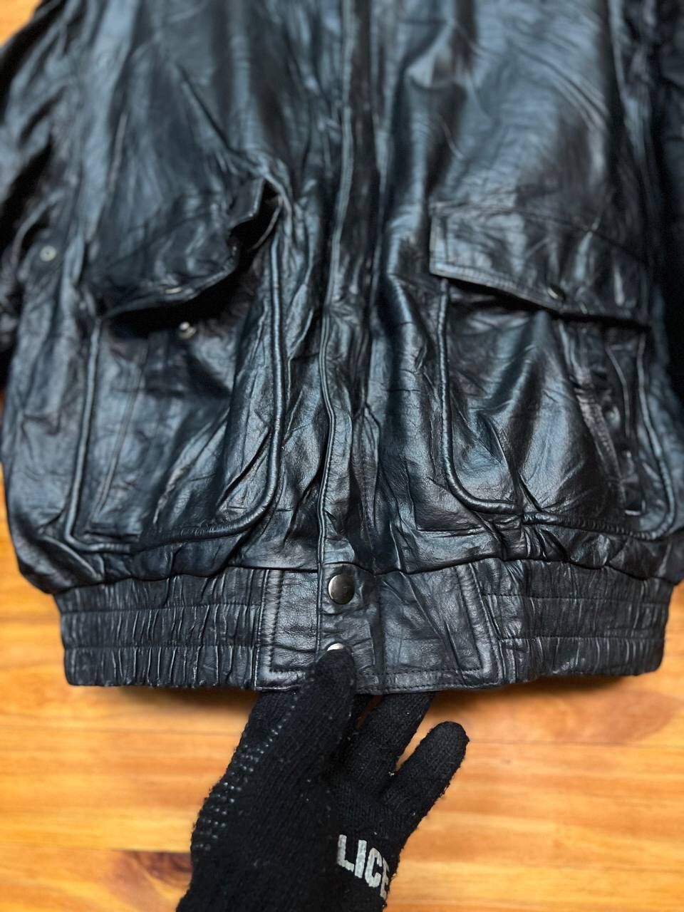 Leather 🔥BEST OFFER🔥VINTAGE LEATHER JACKET Size US M / EU 48-50 / 2 - 8 Thumbnail