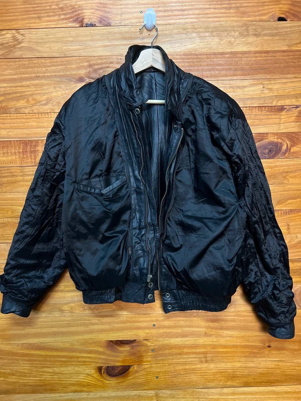 Leather 🔥BEST OFFER🔥VINTAGE LEATHER JACKET Size US M / EU 48-50 / 2 - 15 Thumbnail