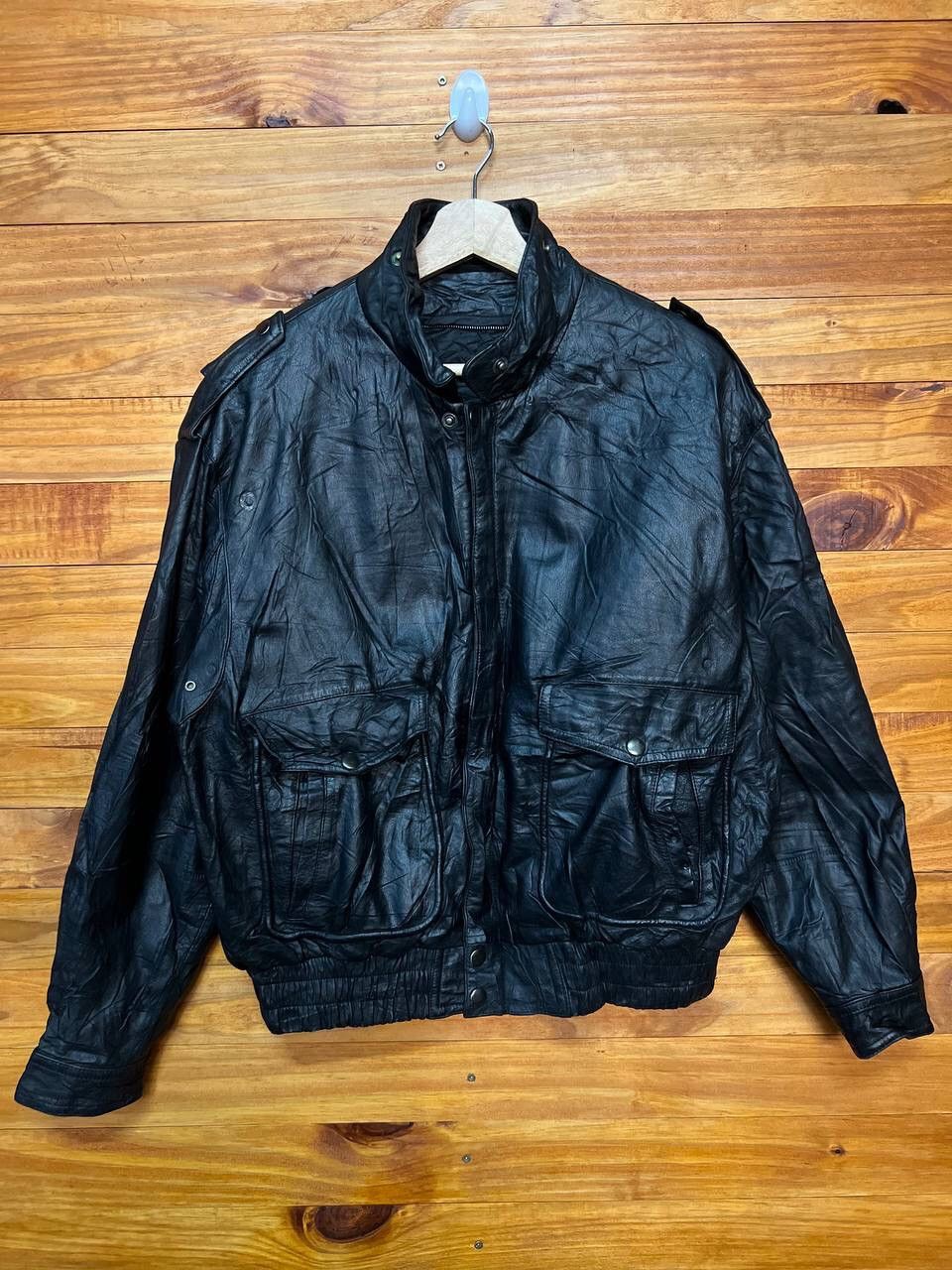 Leather 🔥BEST OFFER🔥VINTAGE LEATHER JACKET Size US M / EU 48-50 / 2 - 1 Thumbnail