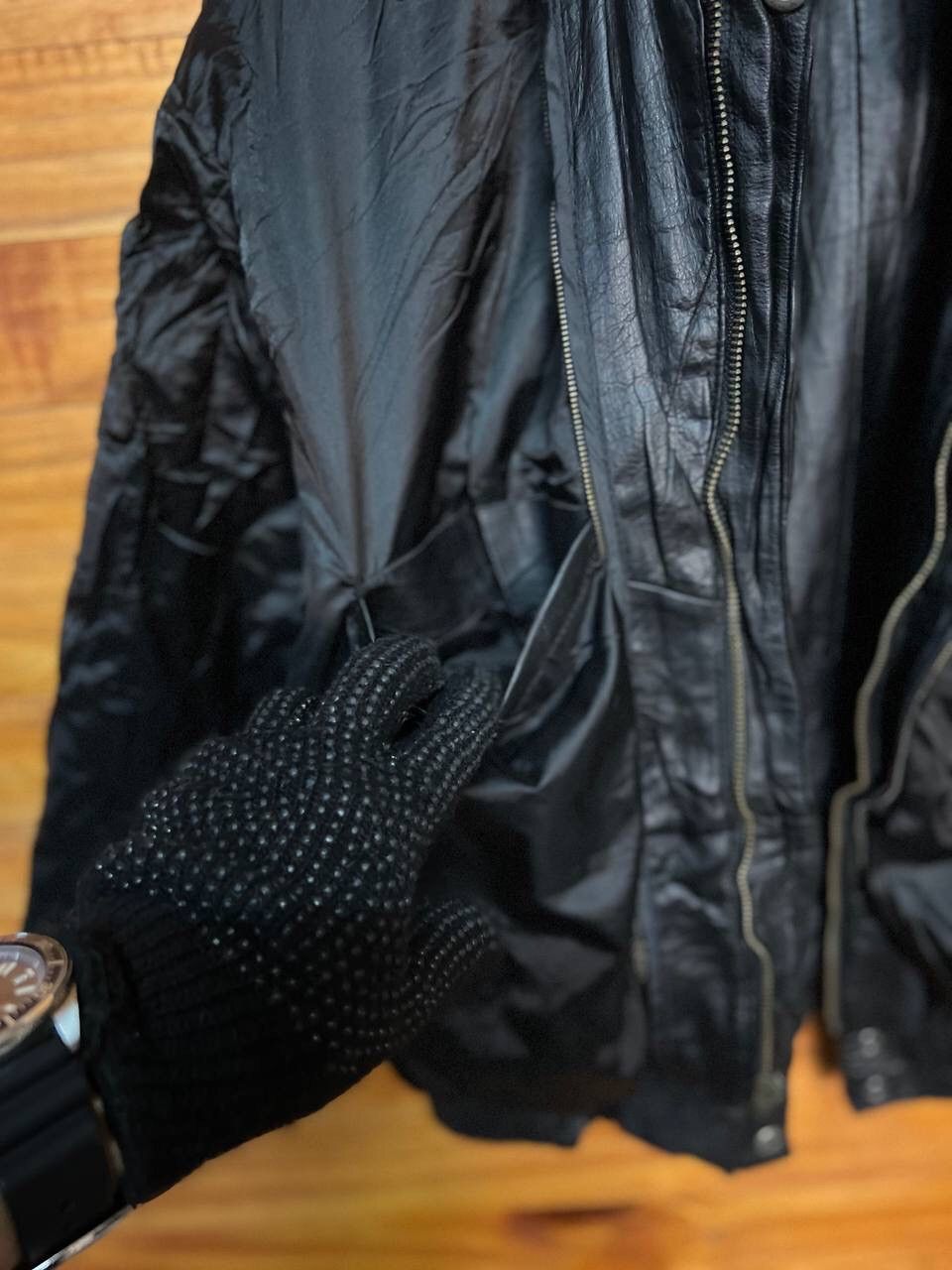 Leather 🔥BEST OFFER🔥VINTAGE LEATHER JACKET Size US M / EU 48-50 / 2 - 16 Thumbnail