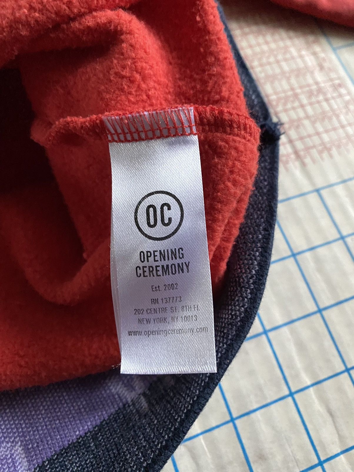 Opening Ceremony Opening Ceremony Spell Out Hem and Cuff Hoodie Small Red Size US S / EU 44-46 / 1 - 6 Thumbnail