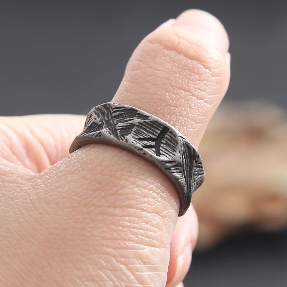 Jewelry × Vintage Letter Viking Rune Ring Size ONE SIZE - 4 Thumbnail