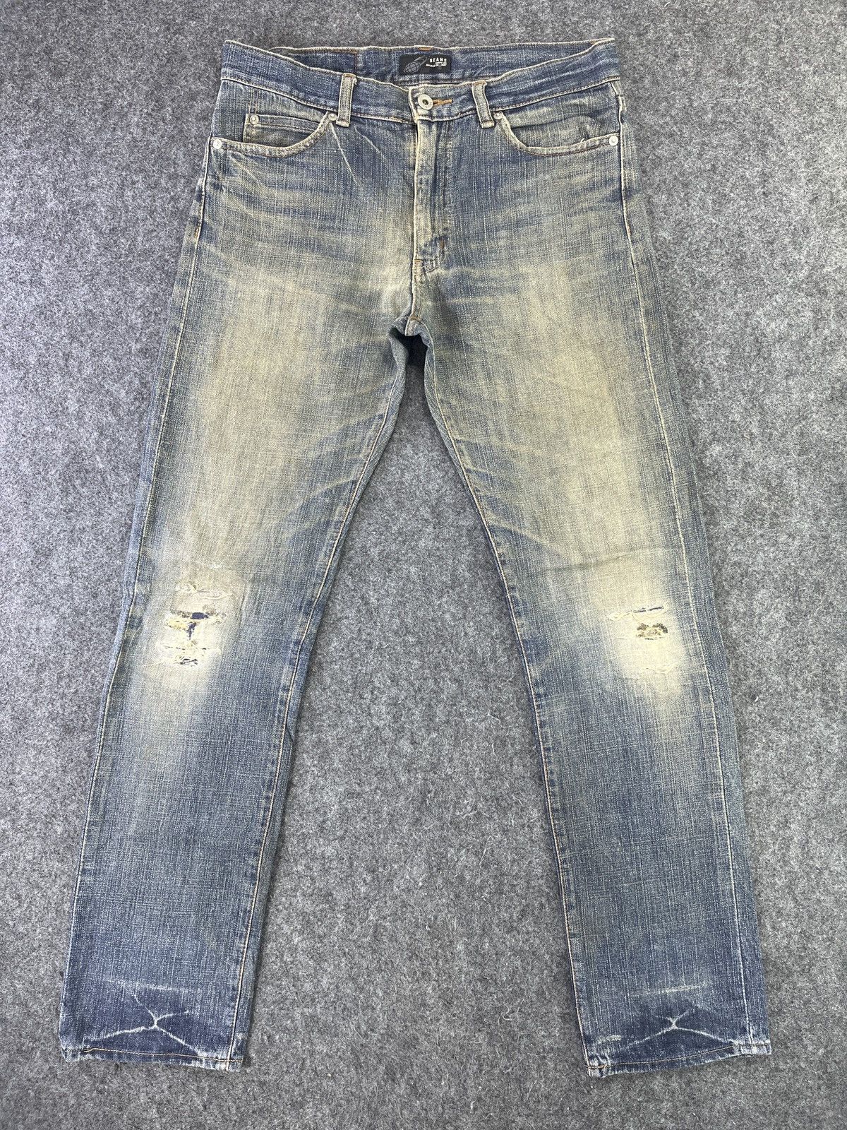 Beams Plus × Japanese Brand Beams Distressed jeans - J791 Size US 34 / EU 50 - 1 Thumbnail