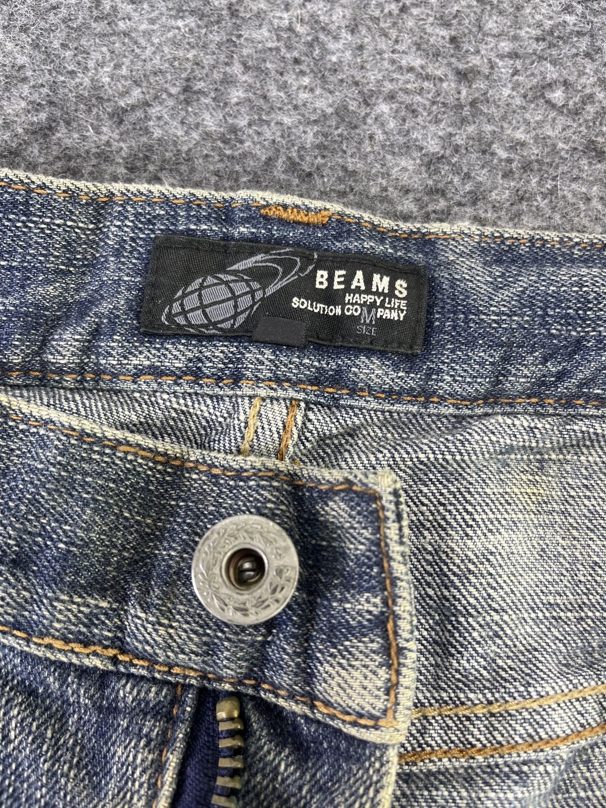Beams Plus × Japanese Brand Beams Distressed jeans - J791 Size US 34 / EU 50 - 7 Thumbnail