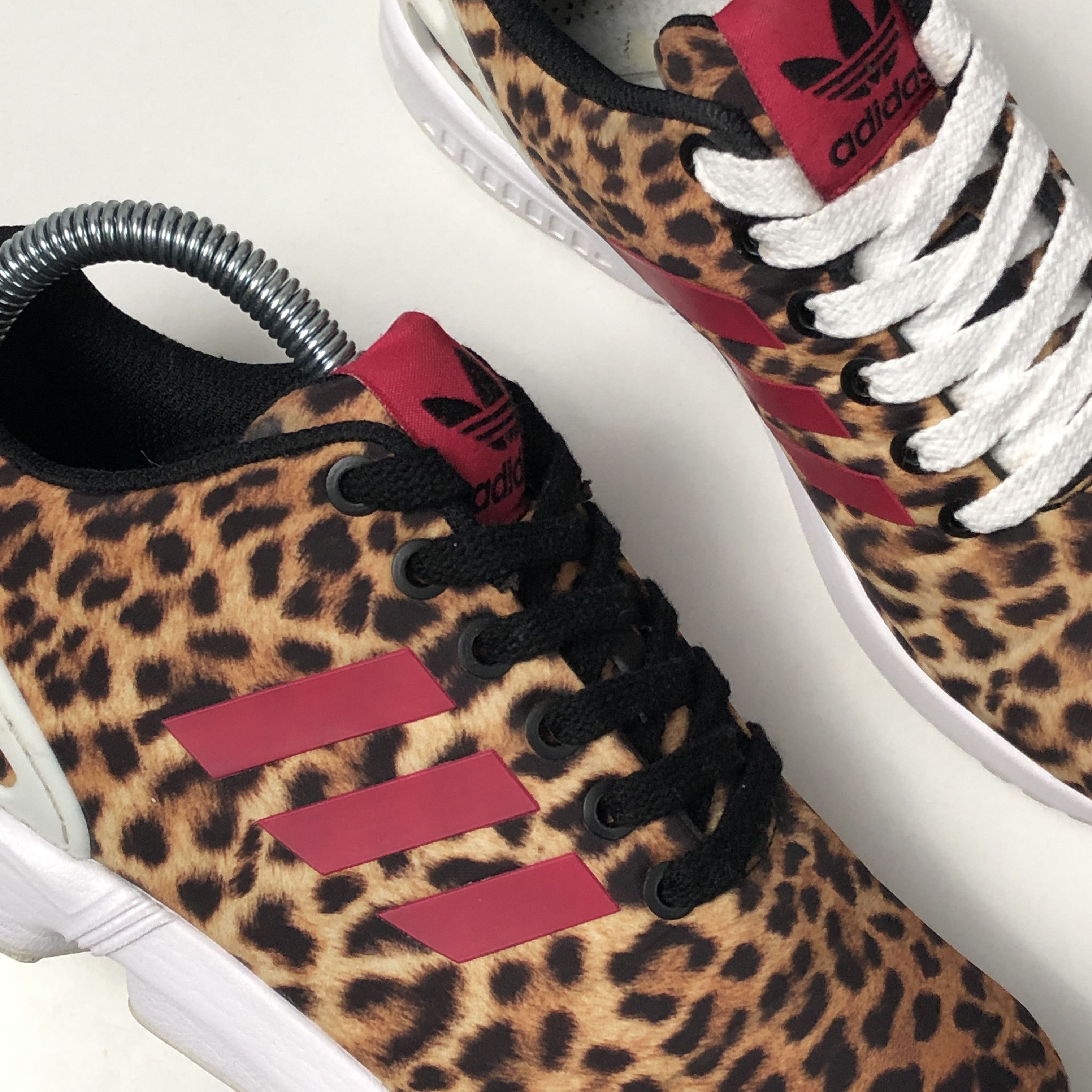 LeopardRose出品 Usufrutto Adidas Sneaker Adidas Zx Flux Leopard Pink Adidas ZX