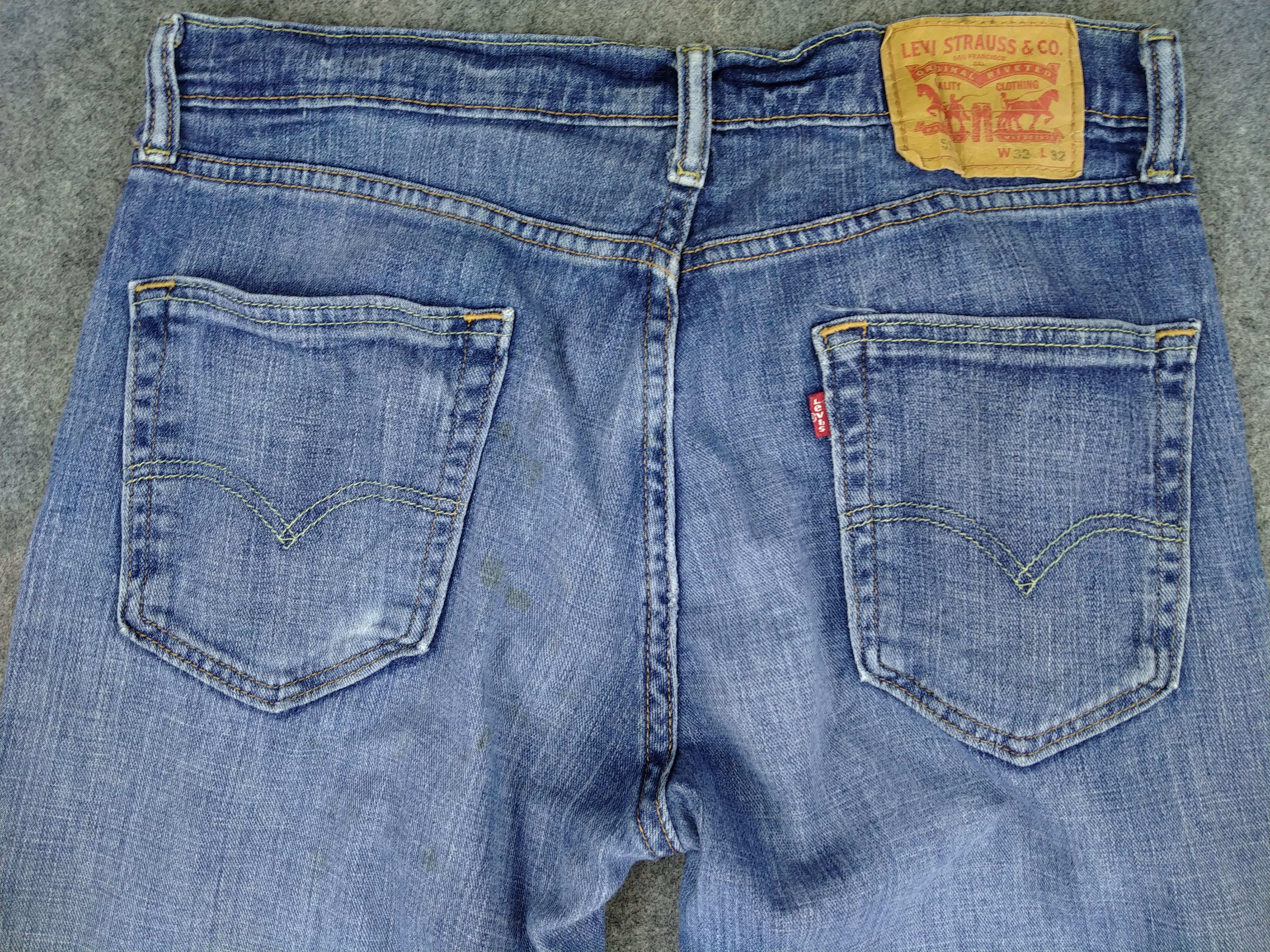 Levi's Blue Distressed Vintage Levi's 514 Denim 33x31.5 -JN443 Size US 33 - 4 Thumbnail