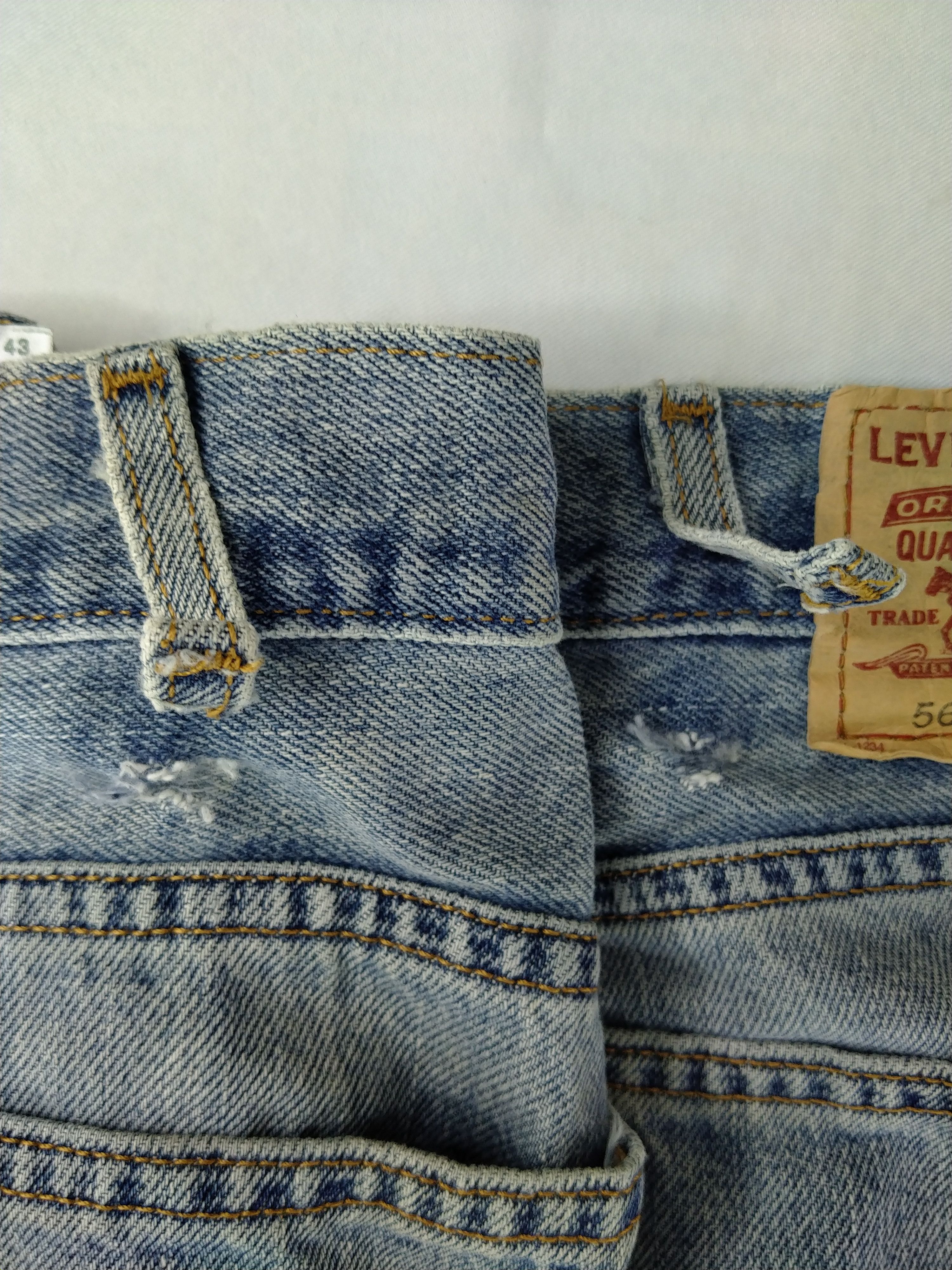 Levi's Indigo Vintage Levi's 560 Comfort Fit Denim 37x30.5 -JN476 Size US 37 - 13 Thumbnail