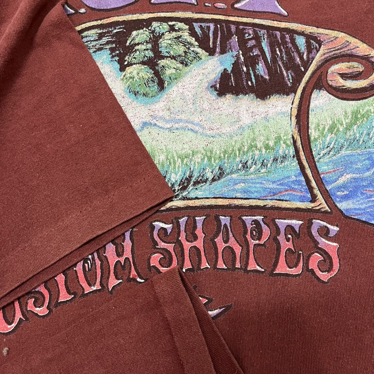 Rusty × Vintage Vintage 90s Rusty “Custum Shapes” Surfwear Skateboarding Tee Size US S / EU 44-46 / 1 - 6 Thumbnail