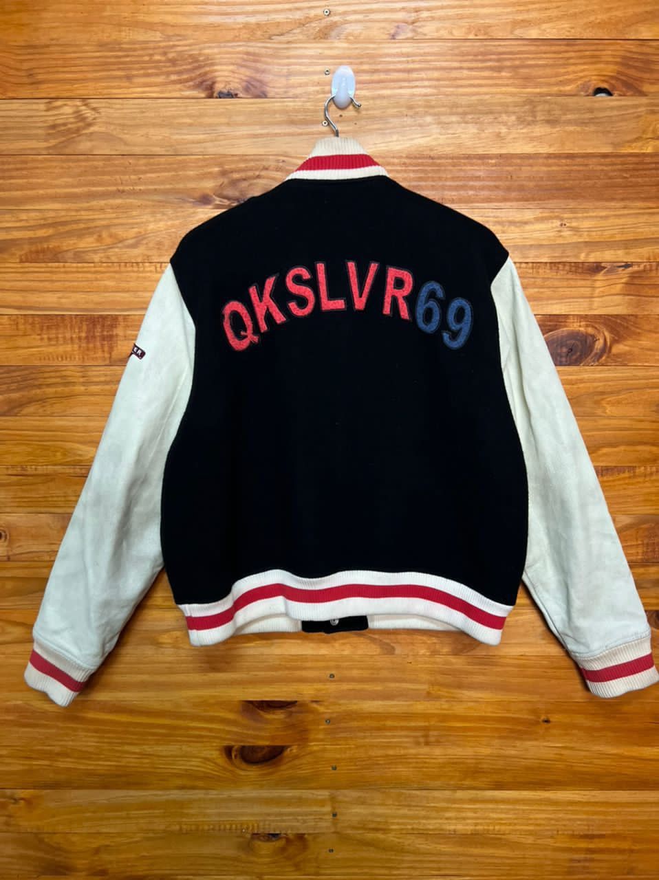 Quicksilver QUICKSILVER WOOL LEATHER VARSITY JACKET Size US S / EU 44-46 / 1 - 1 Thumbnail
