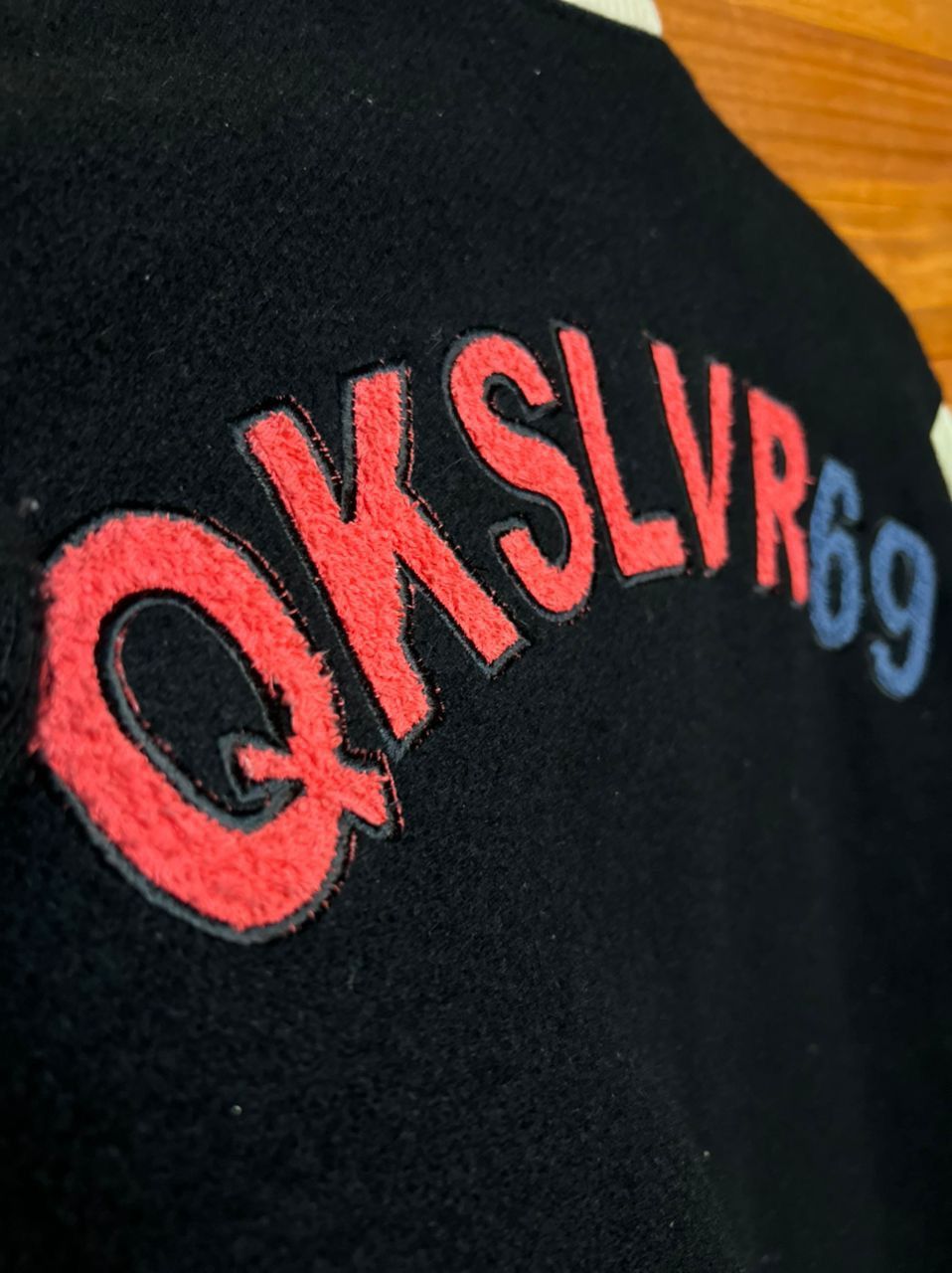 Quicksilver QUICKSILVER WOOL LEATHER VARSITY JACKET Size US S / EU 44-46 / 1 - 10 Thumbnail