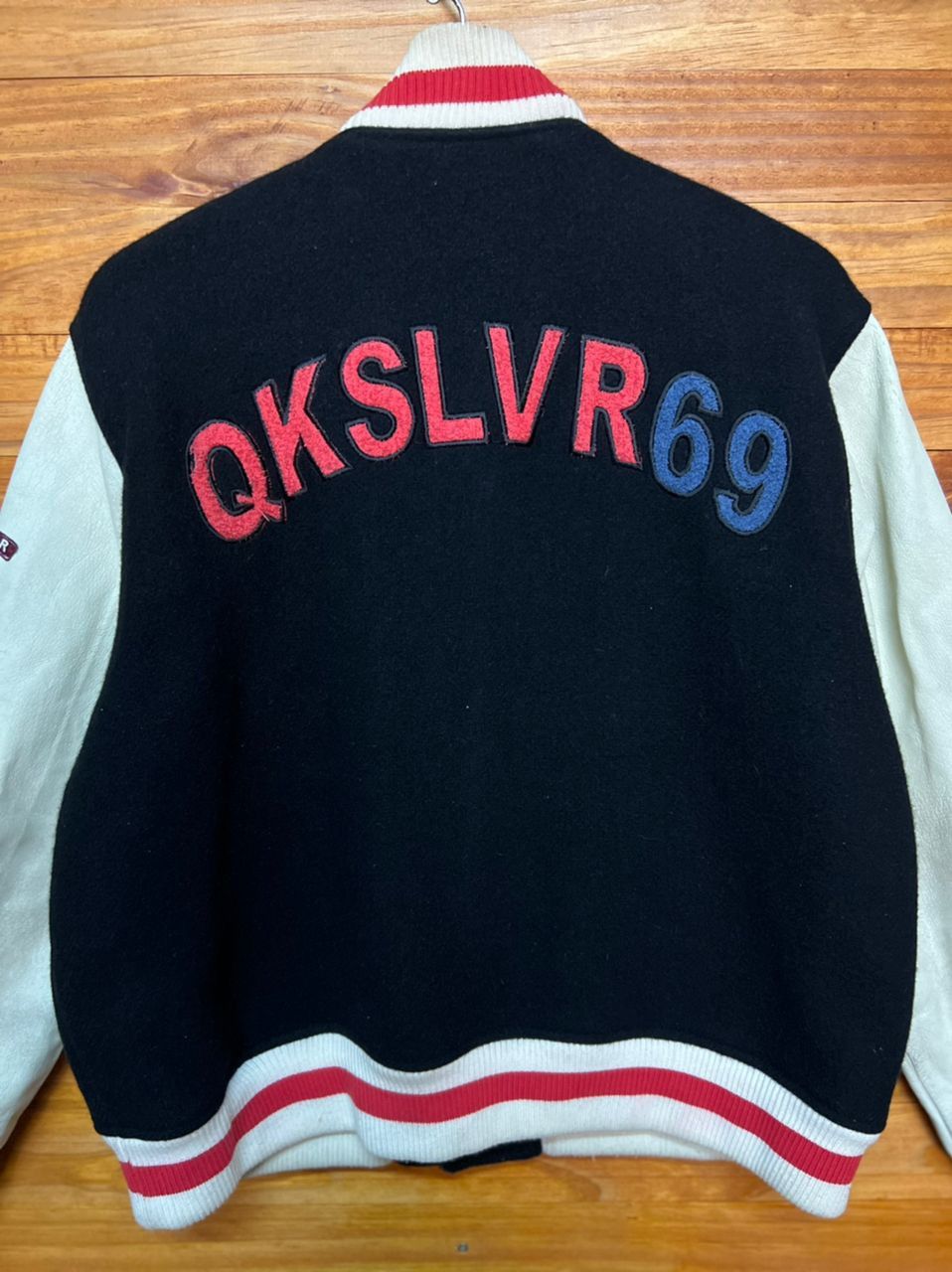 Quicksilver QUICKSILVER WOOL LEATHER VARSITY JACKET Size US S / EU 44-46 / 1 - 11 Thumbnail