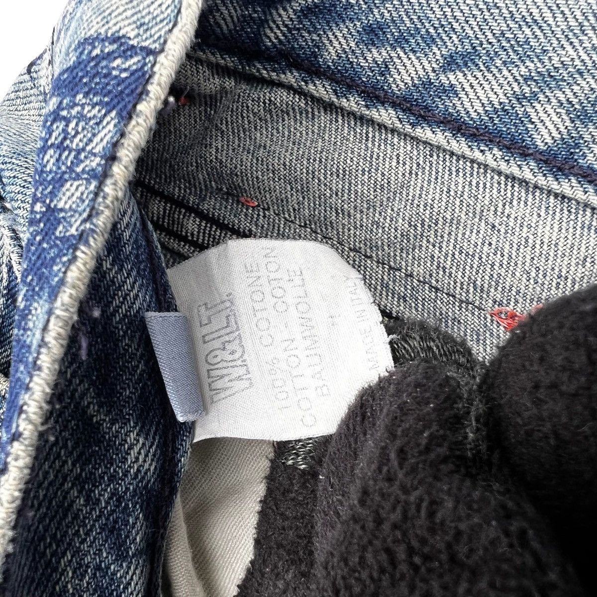 W&LT × Walter Van Beirendonck W & LT SS98 “Fetish For Beauty” Graffiti Denim Pants & bag Size US 32 / EU 48 - 6 Thumbnail