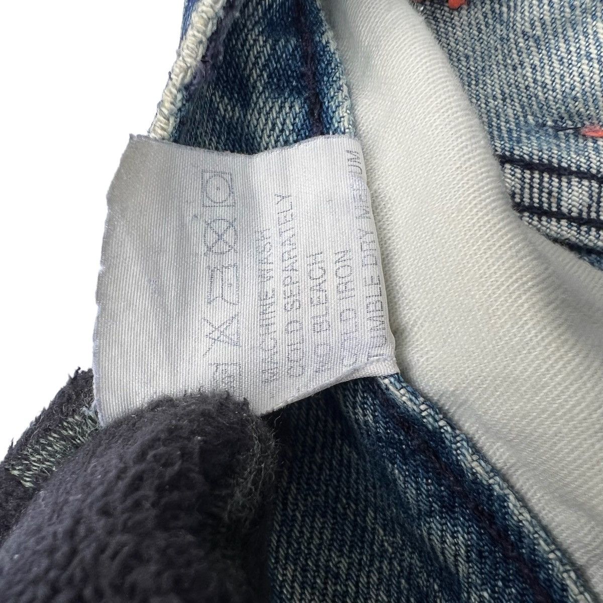 W&LT × Walter Van Beirendonck W & LT SS98 “Fetish For Beauty” Graffiti Denim Pants & bag Size US 32 / EU 48 - 8 Thumbnail