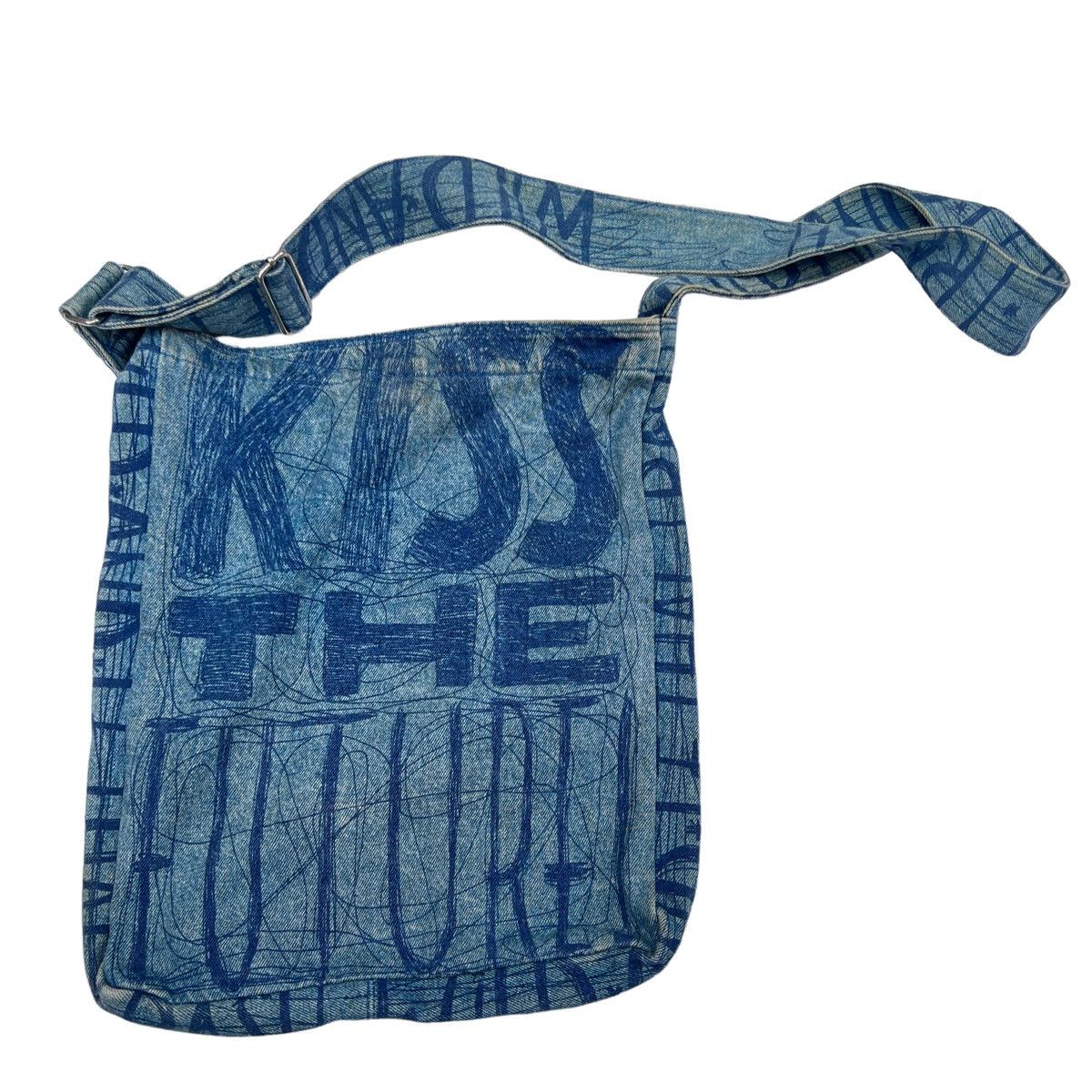 W&LT × Walter Van Beirendonck W & LT SS98 “Fetish For Beauty” Graffiti Denim Pants & bag Size US 32 / EU 48 - 23 Thumbnail