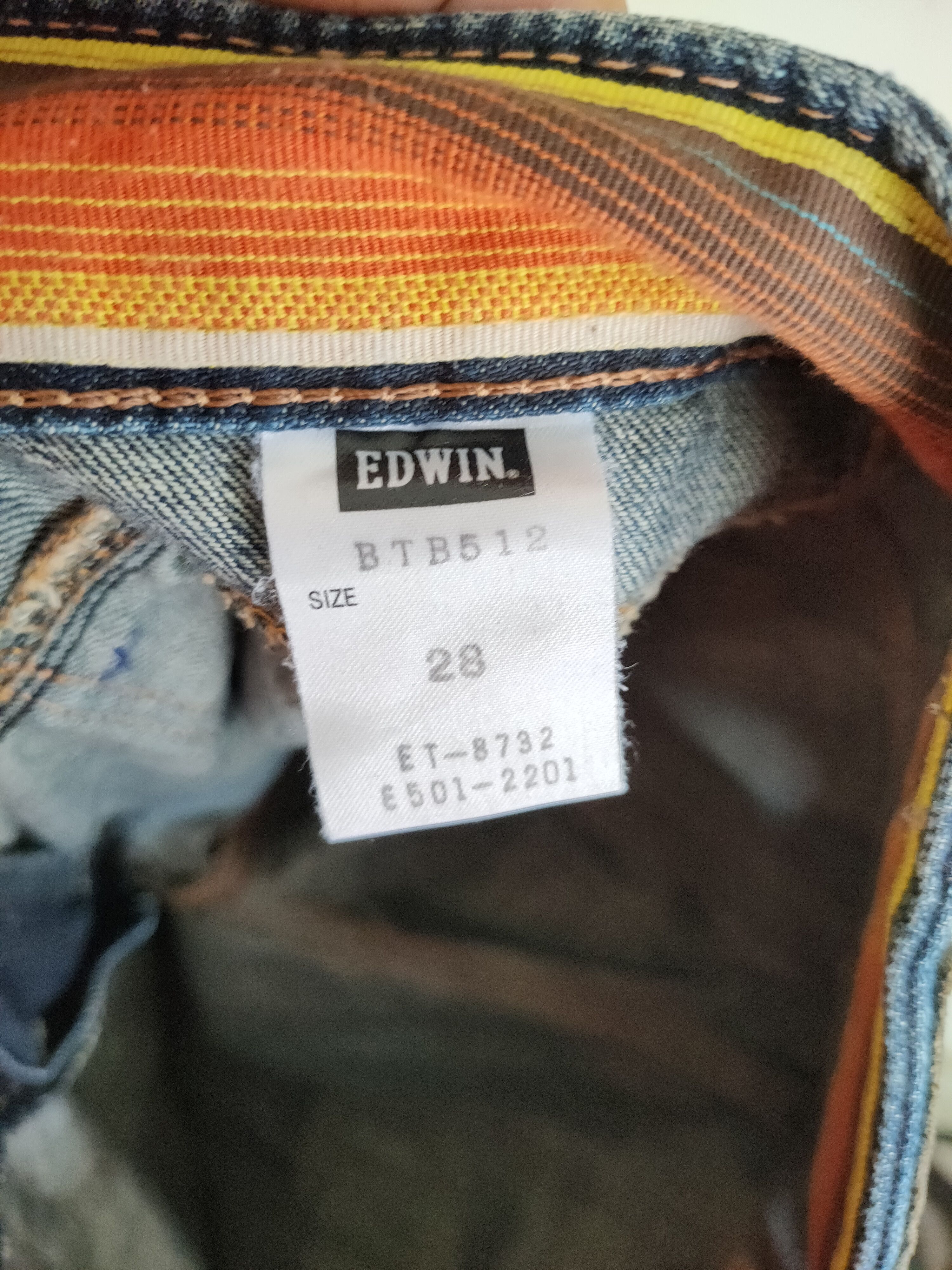 Edwin × Vintage Vintage Edwin Blue Trip Bush Pants/Tactical Cargo Pants Size US 30 / EU 46 - 17 Thumbnail