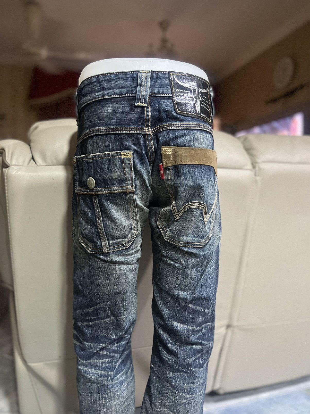 Edwin × Vintage Vintage Edwin Blue Trip Bush Pants/Tactical Cargo Pants Size US 30 / EU 46 - 5 Thumbnail