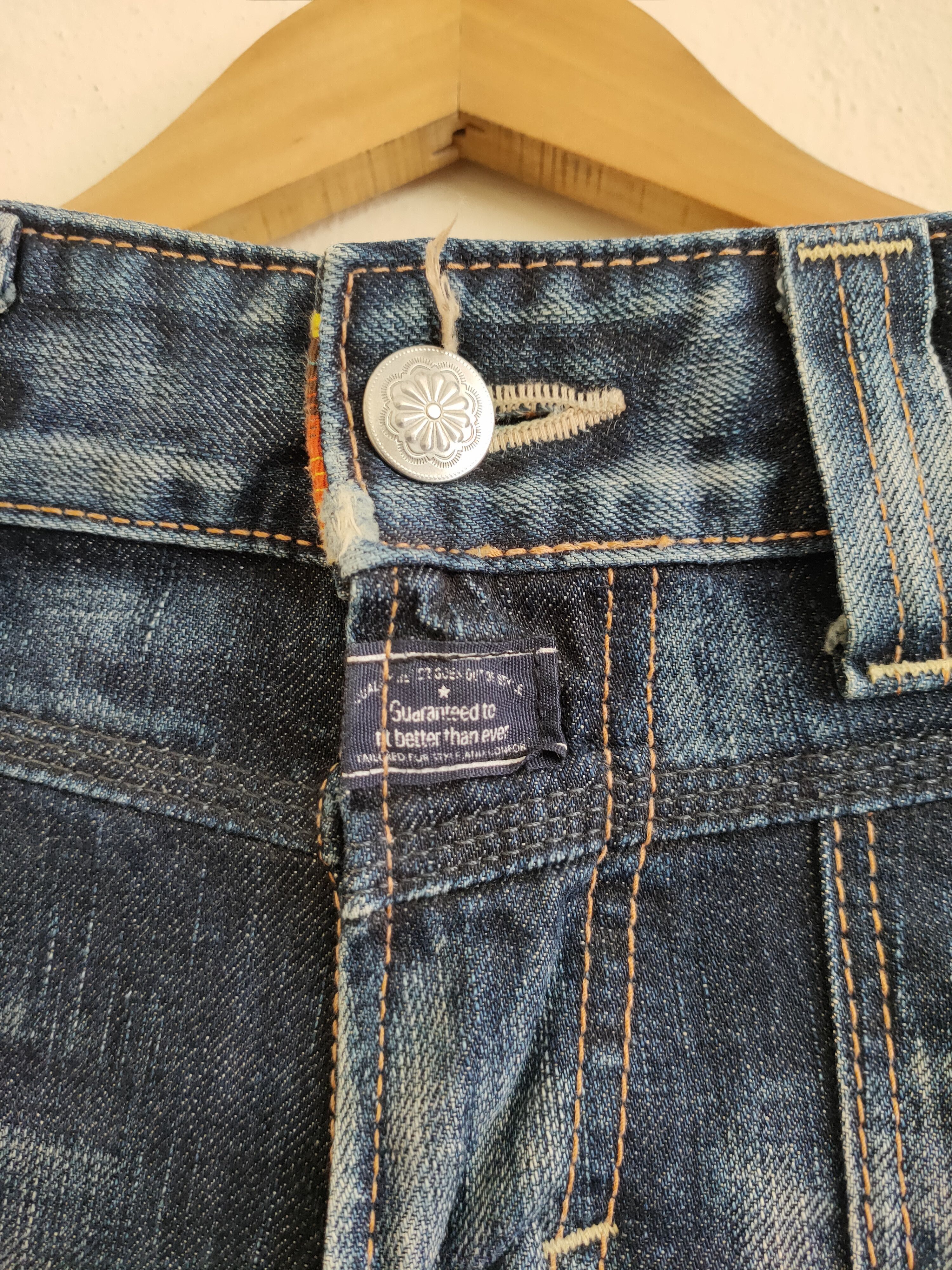 Edwin × Vintage Vintage Edwin Blue Trip Bush Pants/Tactical Cargo Pants Size US 30 / EU 46 - 15 Thumbnail