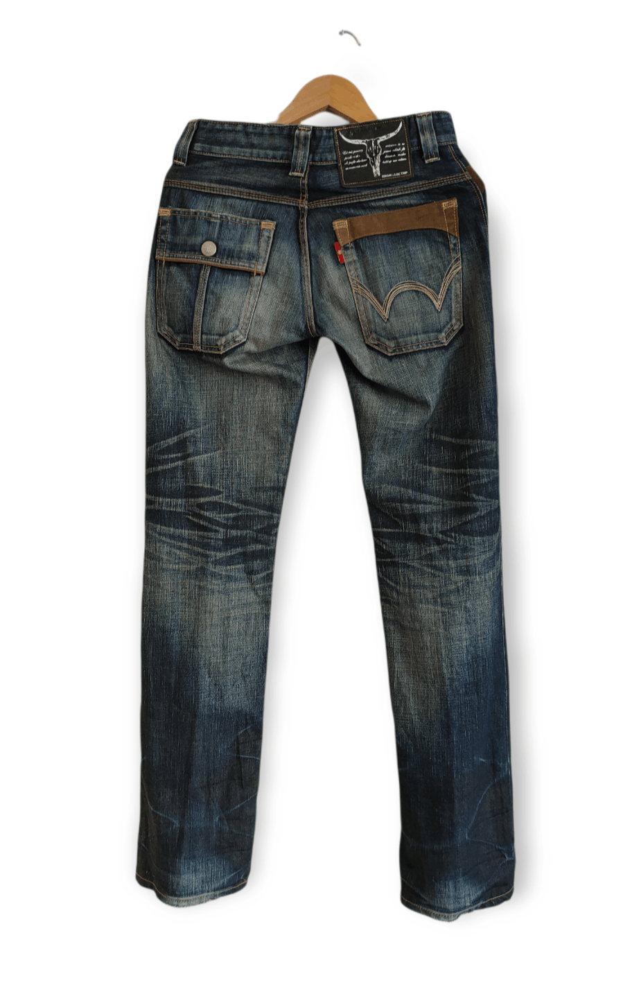 Edwin × Vintage Vintage Edwin Blue Trip Bush Pants/Tactical Cargo Pants Size US 30 / EU 46 - 7 Thumbnail