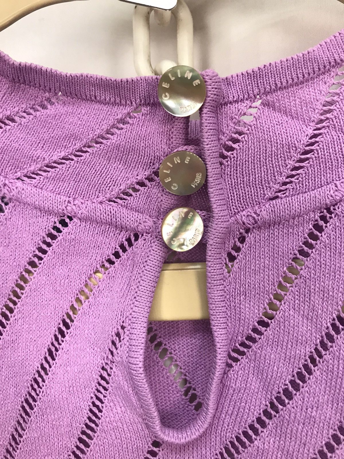 Celine Celine tanktop shirt ladies made in Italy Size M / US 6-8 / IT 42-44 - 4 Thumbnail