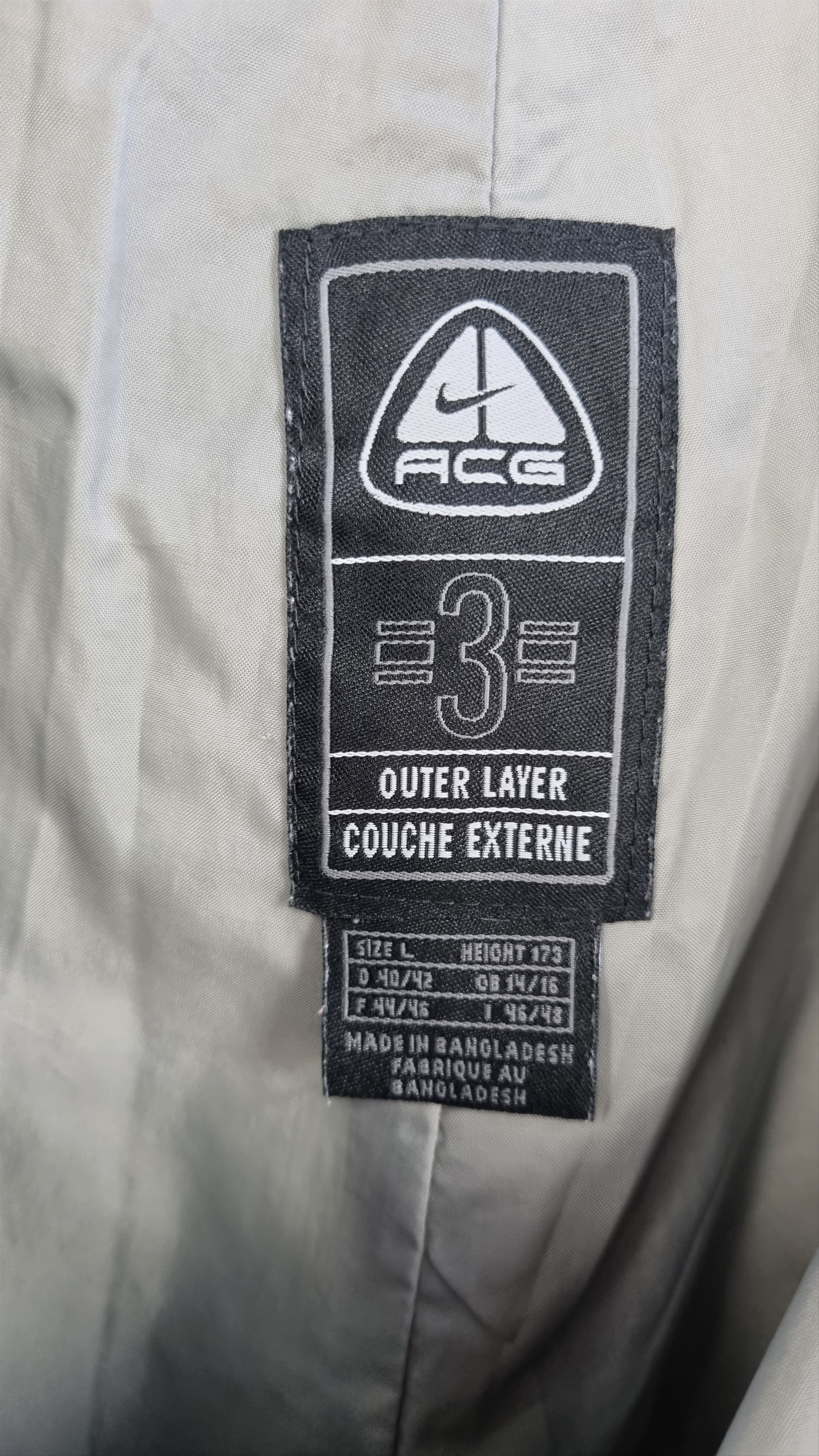 Nike × Nike ACG × Vintage 90s Nike ACG Asymmetrical Ski Snowboarding Nylon Pants Size US 34 / EU 50 - 9 Thumbnail