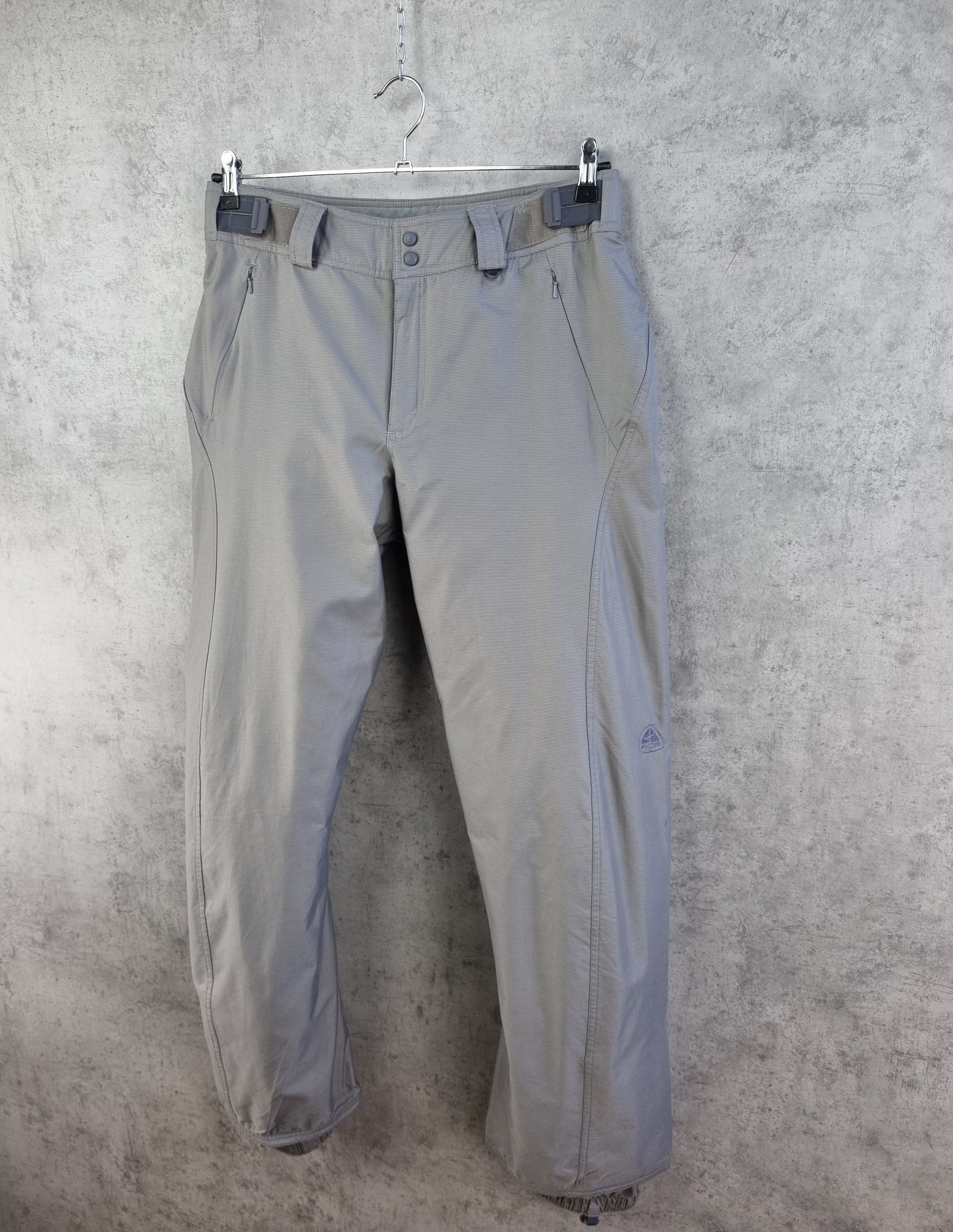 Nike × Nike ACG × Vintage 90s Nike ACG Asymmetrical Ski Snowboarding Nylon Pants Size US 34 / EU 50 - 1 Thumbnail