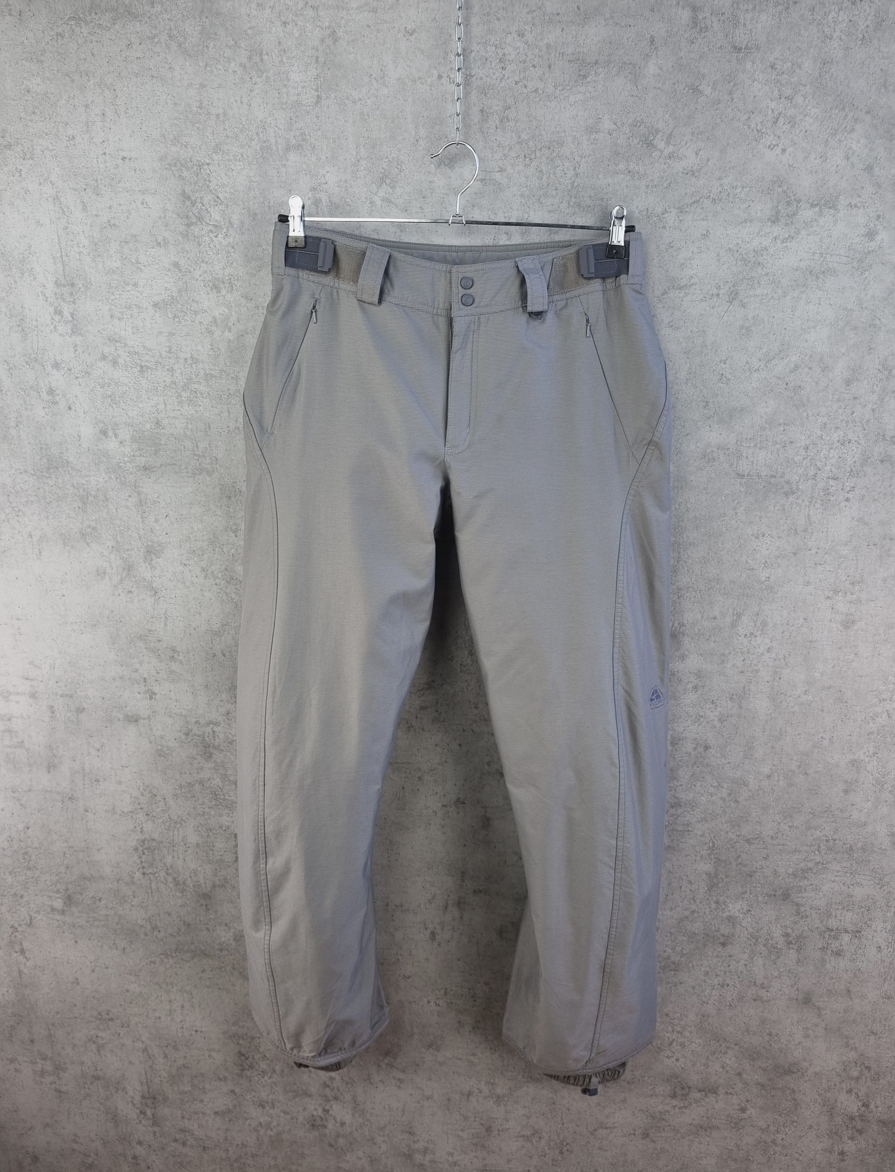 Nike × Nike ACG × Vintage 90s Nike ACG Asymmetrical Ski Snowboarding Nylon Pants Size US 34 / EU 50 - 19 Thumbnail