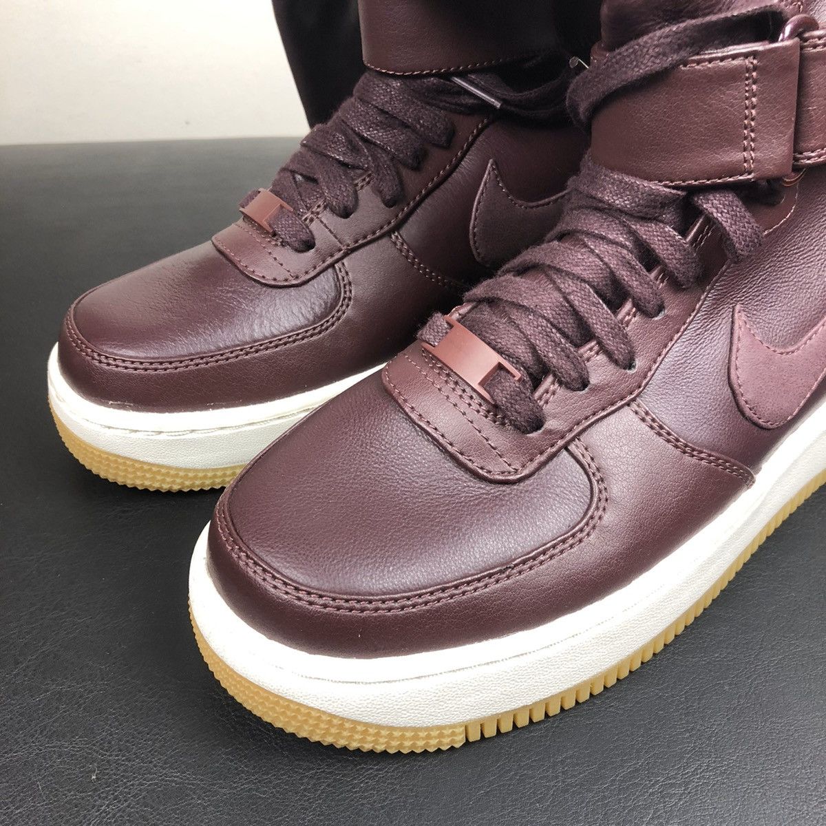 Nike Nike Air Force 1 Upstep high burgundy Size US 8.5 / IT 38.5 - 2 Thumbnail