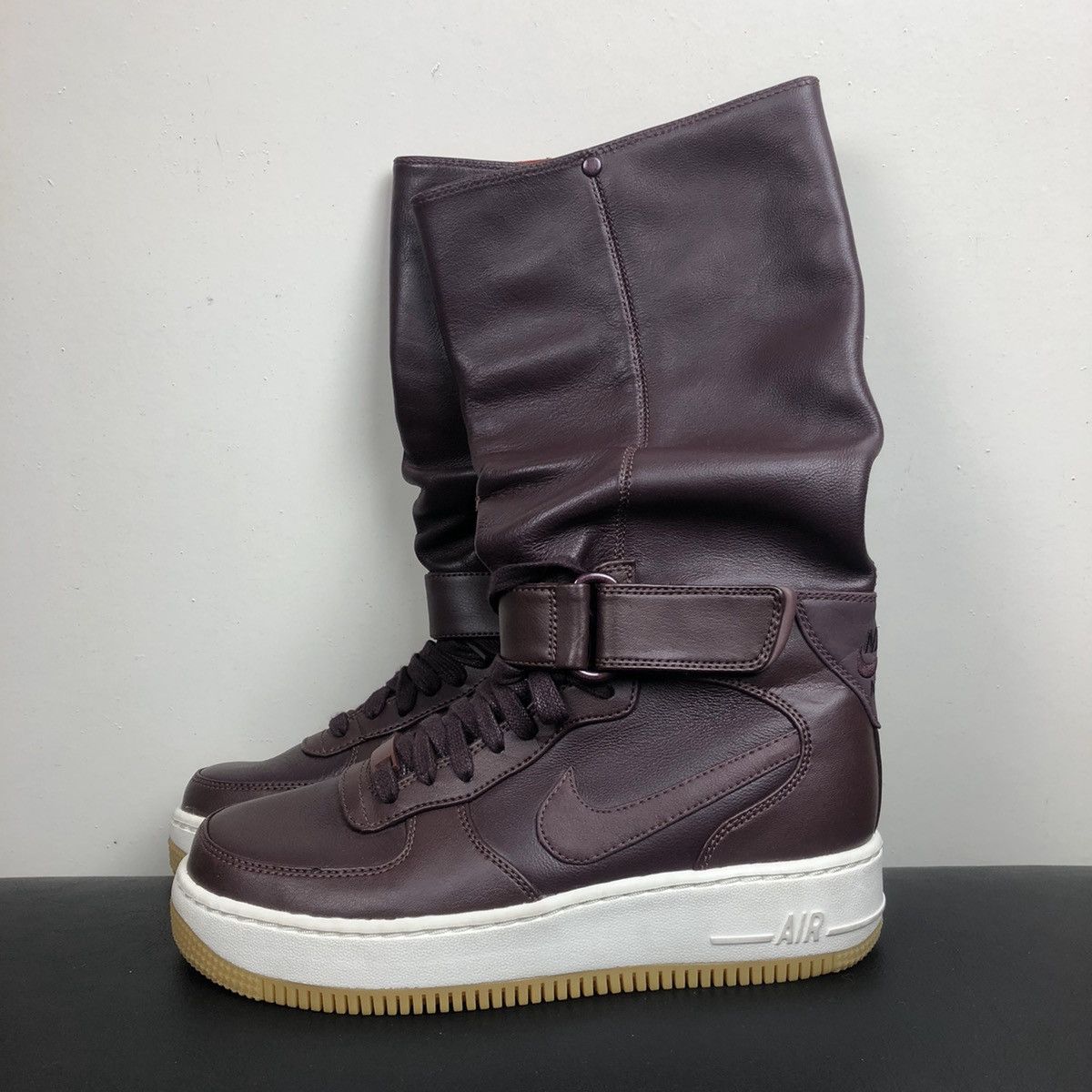 Nike Nike Air Force 1 Upstep high burgundy Size US 8.5 / IT 38.5 - 1 Thumbnail