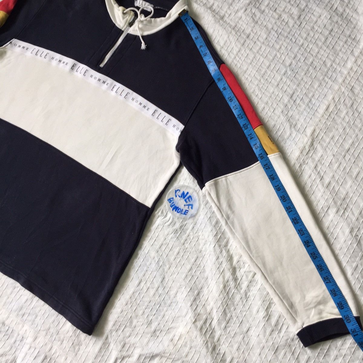 Japanese Brand Elle Homme Paris Sweatshirt Size US L / EU 52-54 / 3 - 13 Thumbnail