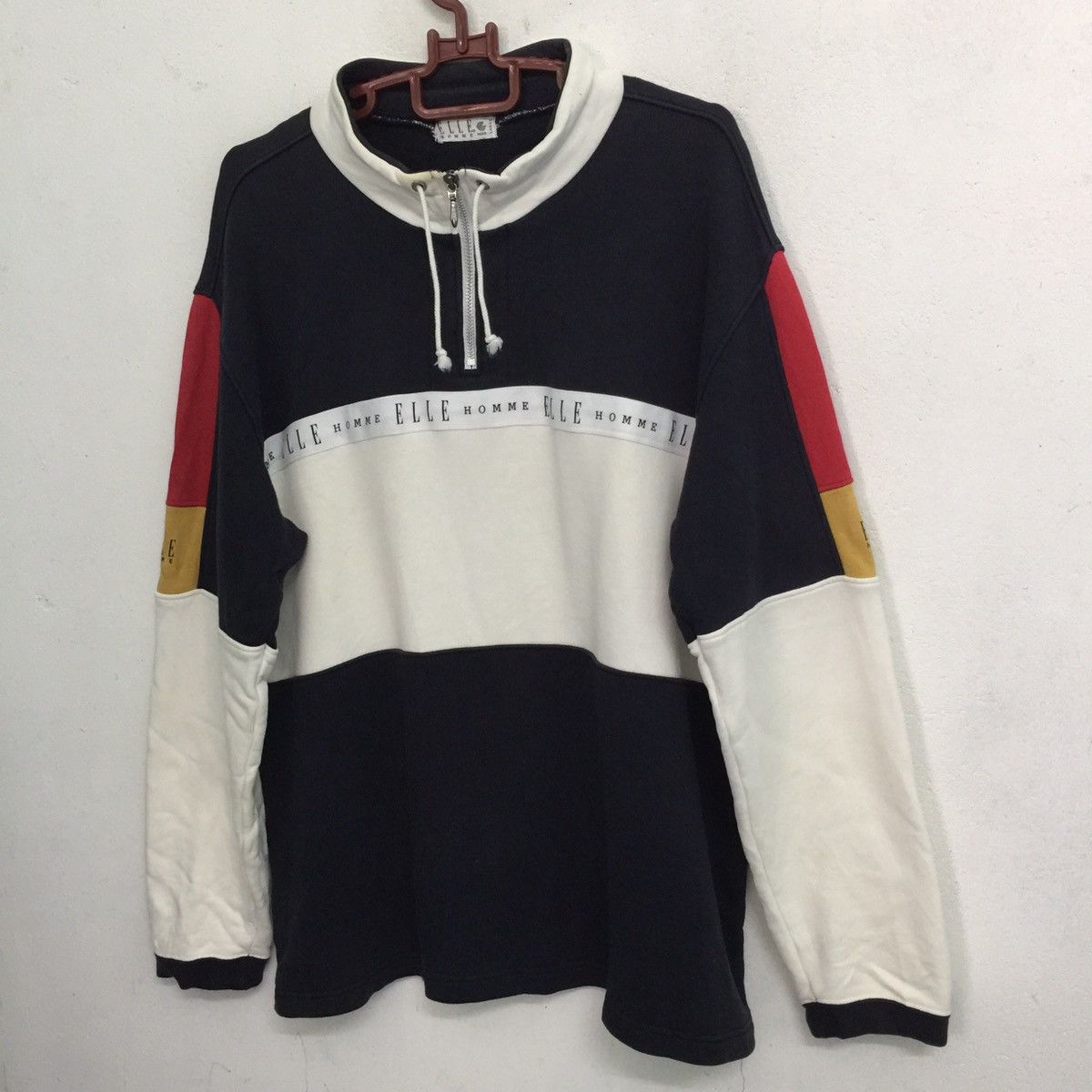 Japanese Brand Elle Homme Paris Sweatshirt Size US L / EU 52-54 / 3 - 3 Thumbnail