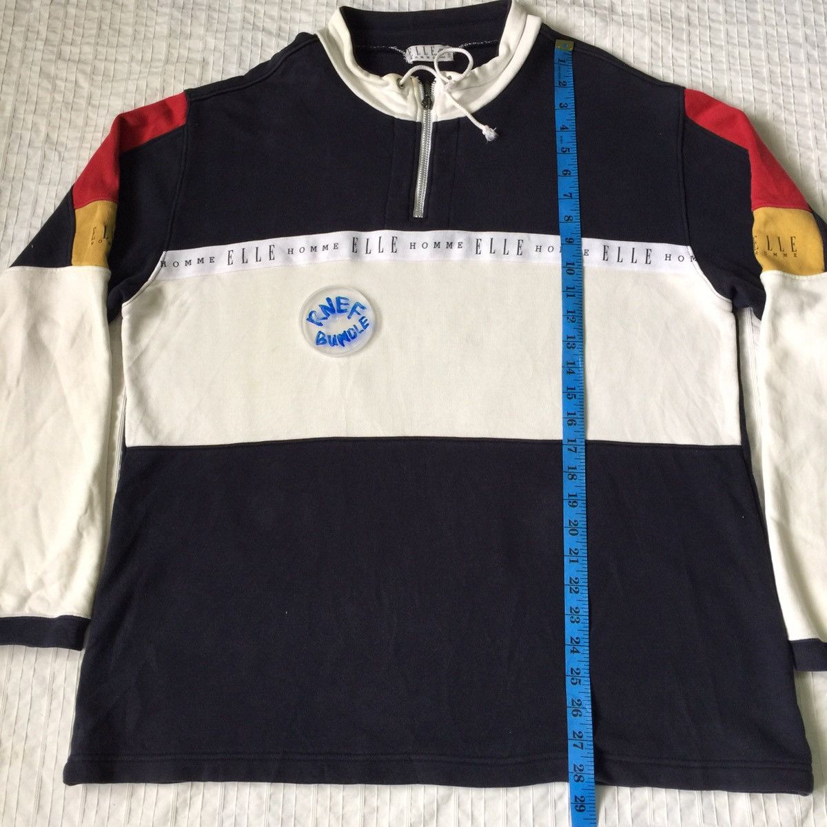 Japanese Brand Elle Homme Paris Sweatshirt Size US L / EU 52-54 / 3 - 12 Thumbnail