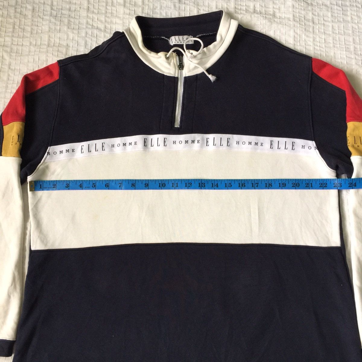 Japanese Brand Elle Homme Paris Sweatshirt Size US L / EU 52-54 / 3 - 10 Thumbnail