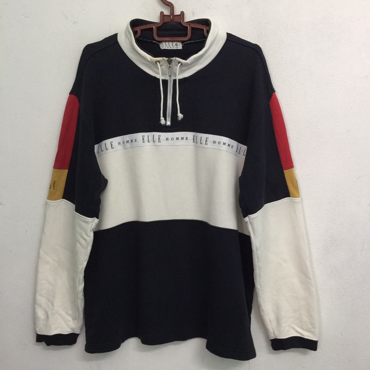 Japanese Brand Elle Homme Paris Sweatshirt Size US L / EU 52-54 / 3 - 1 Thumbnail