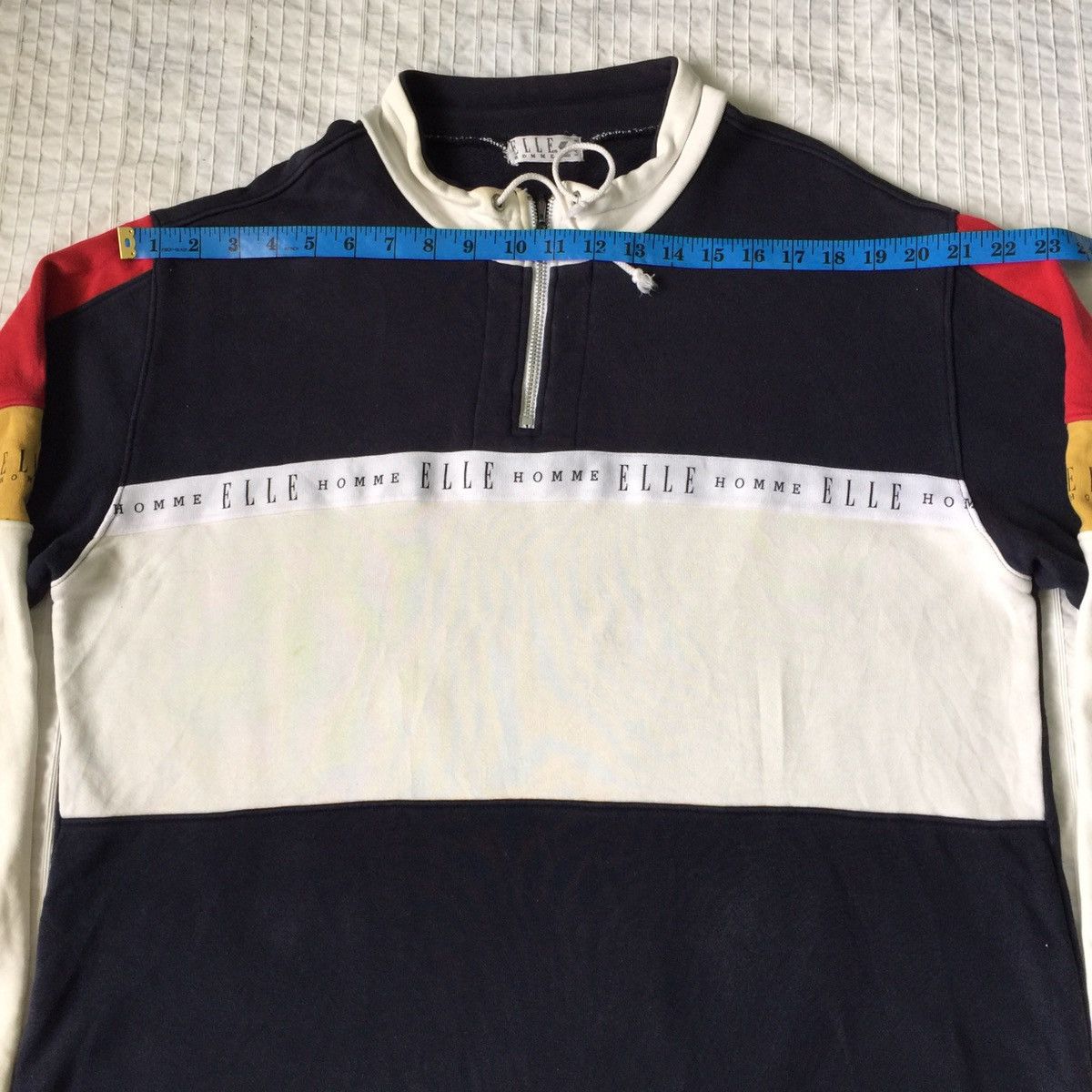 Japanese Brand Elle Homme Paris Sweatshirt Size US L / EU 52-54 / 3 - 11 Thumbnail
