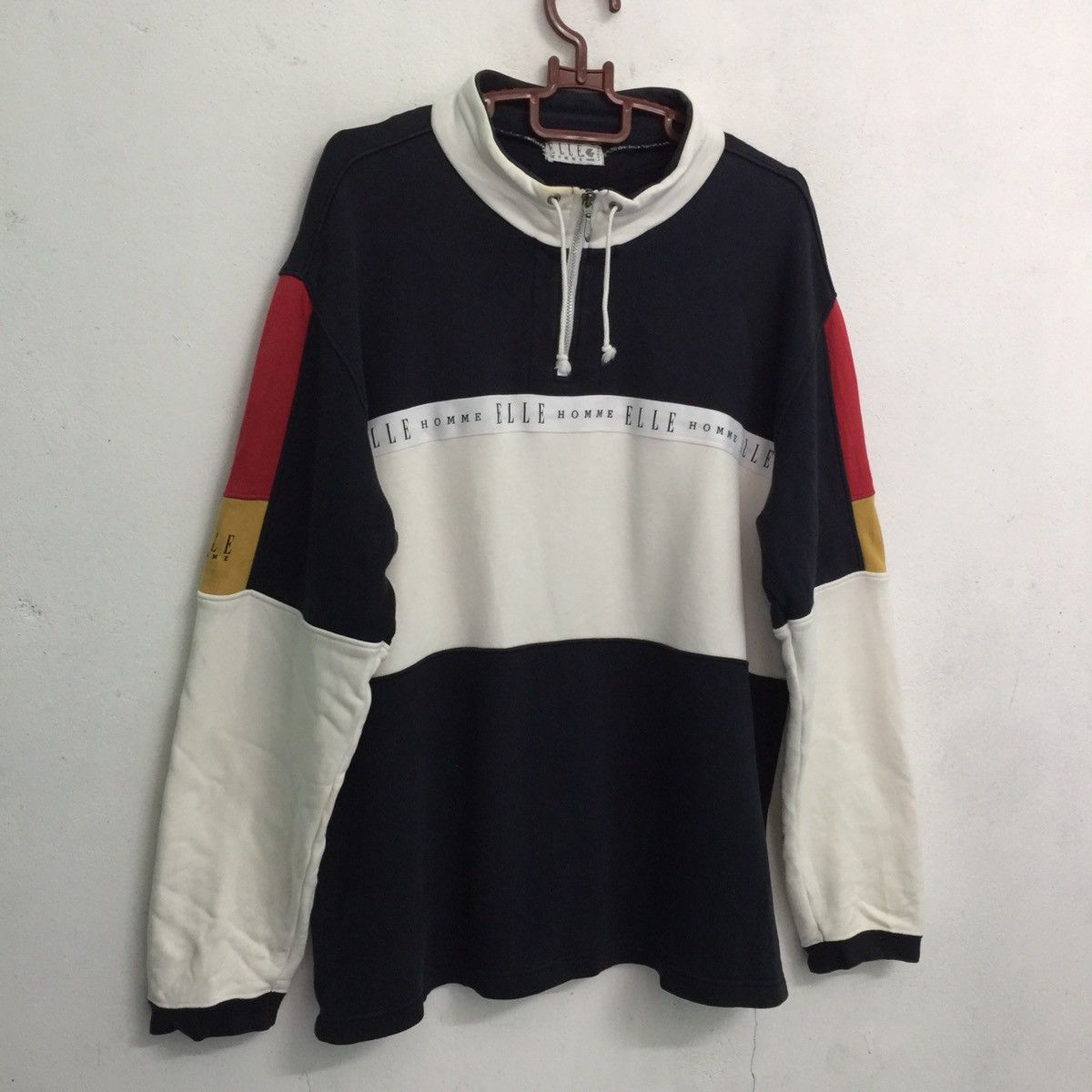 Japanese Brand Elle Homme Paris Sweatshirt Size US L / EU 52-54 / 3 - 2 Thumbnail