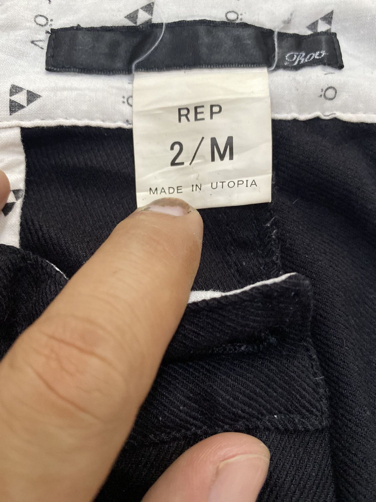 Japanese Brand ROVTSKI Japan loose pocket asymmetrical button wool pant Size US 32 / EU 48 - 7 Thumbnail