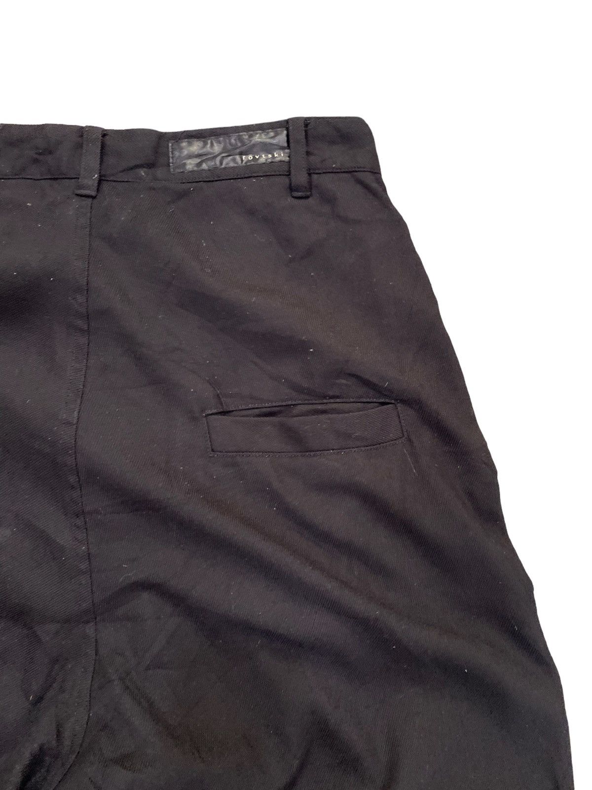 Japanese Brand ROVTSKI Japan loose pocket asymmetrical button wool pant Size US 32 / EU 48 - 5 Thumbnail