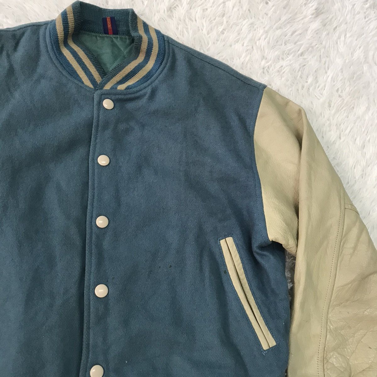 Japanese Brand Vintage British passport varsity jacket Size US S / EU 44-46 / 1 - 6 Thumbnail