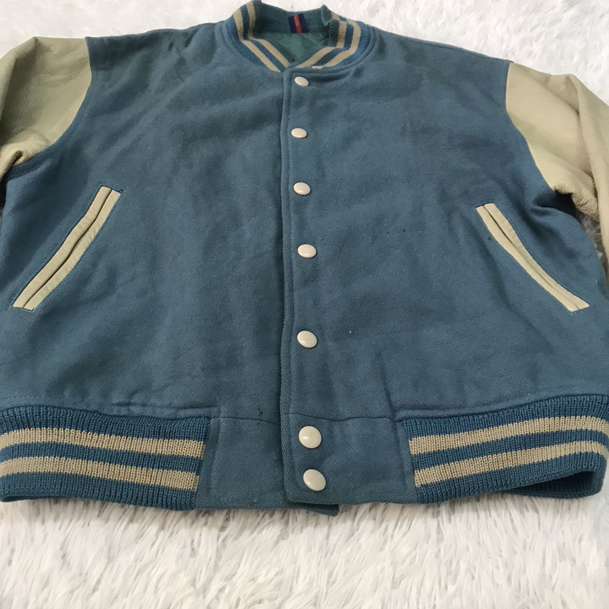 Japanese Brand Vintage British passport varsity jacket Size US S / EU 44-46 / 1 - 7 Thumbnail