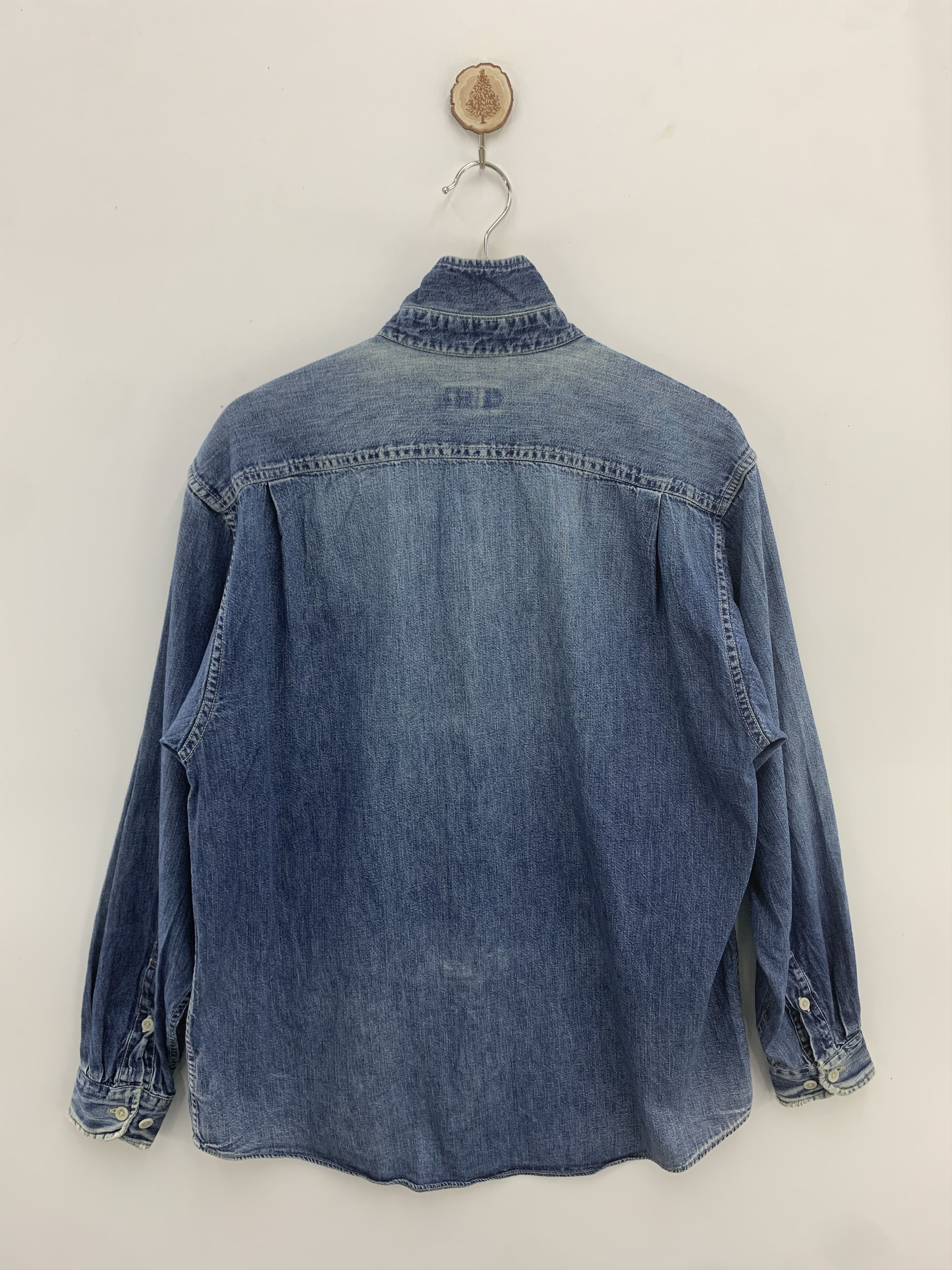 Uniqlo Vintage Uniqlo Denim Jacket Size US L / EU 52-54 / 3 - 2 Thumbnail